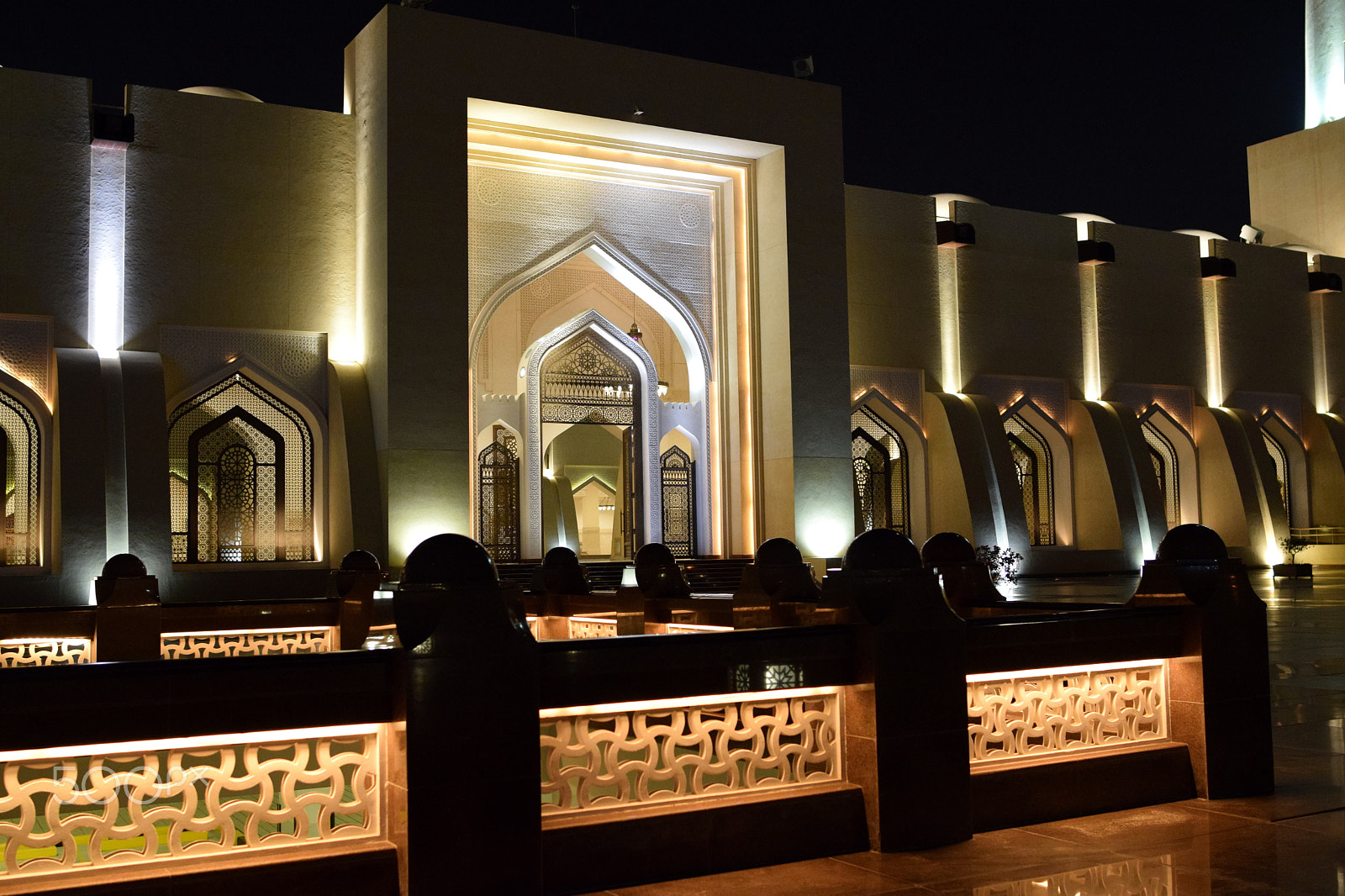 Nikon D3300 + Nikon AF-S Nikkor 24mm F1.8G ED sample photo. Imam abdul wahhab mosque doha qatar photography