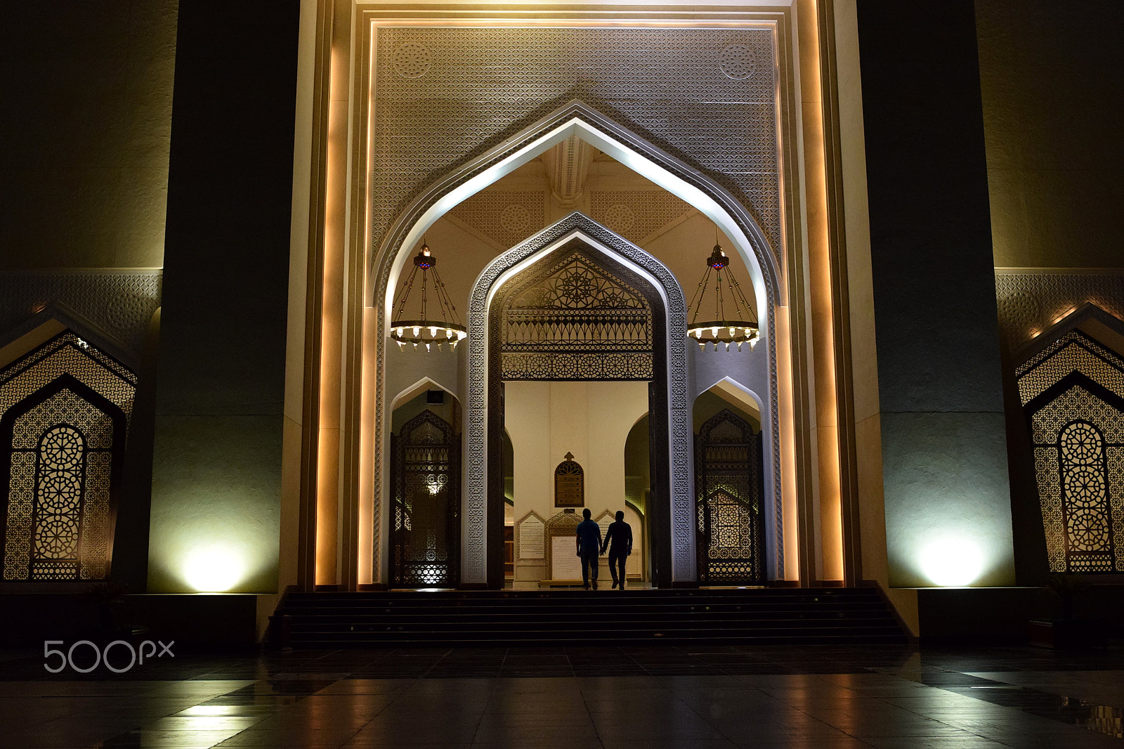 Nikon D3300 + Nikon AF-S Nikkor 24mm F1.8G ED sample photo. Imam abdul wahhab mosque doha qatar photography