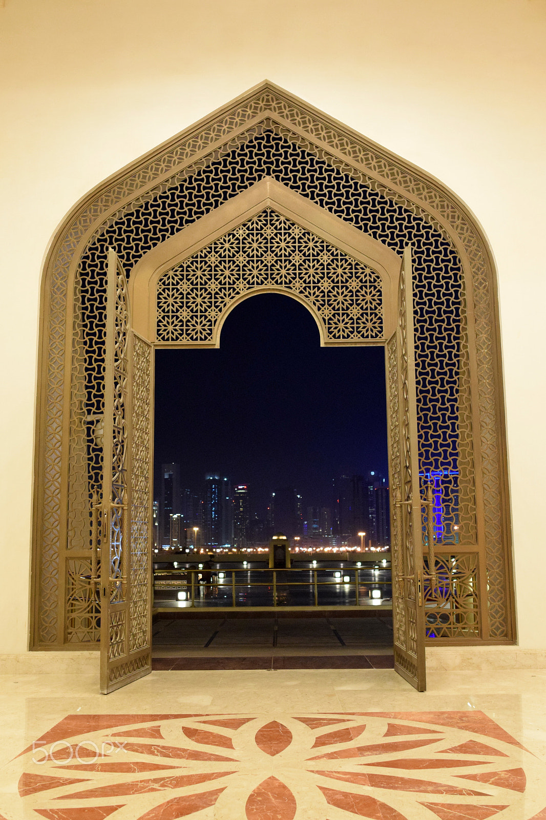 Nikon D3300 + Nikon AF-S Nikkor 24mm F1.8G ED sample photo. Imam abdul wahhab mosque doha qatar photography