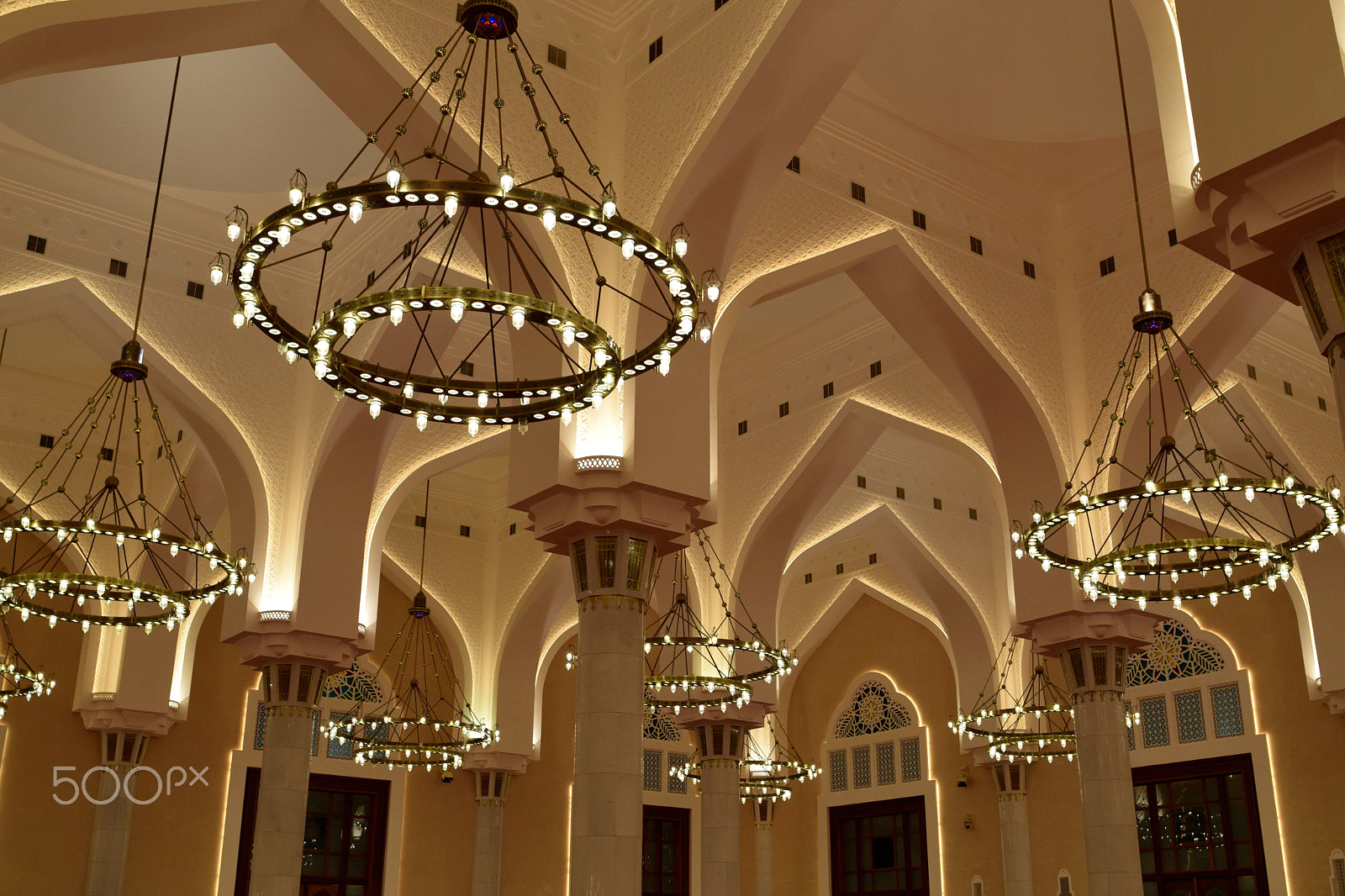 Nikon D3300 + Nikon AF-S Nikkor 24mm F1.8G ED sample photo. Imam abdul wahhab mosque doha qatar photography