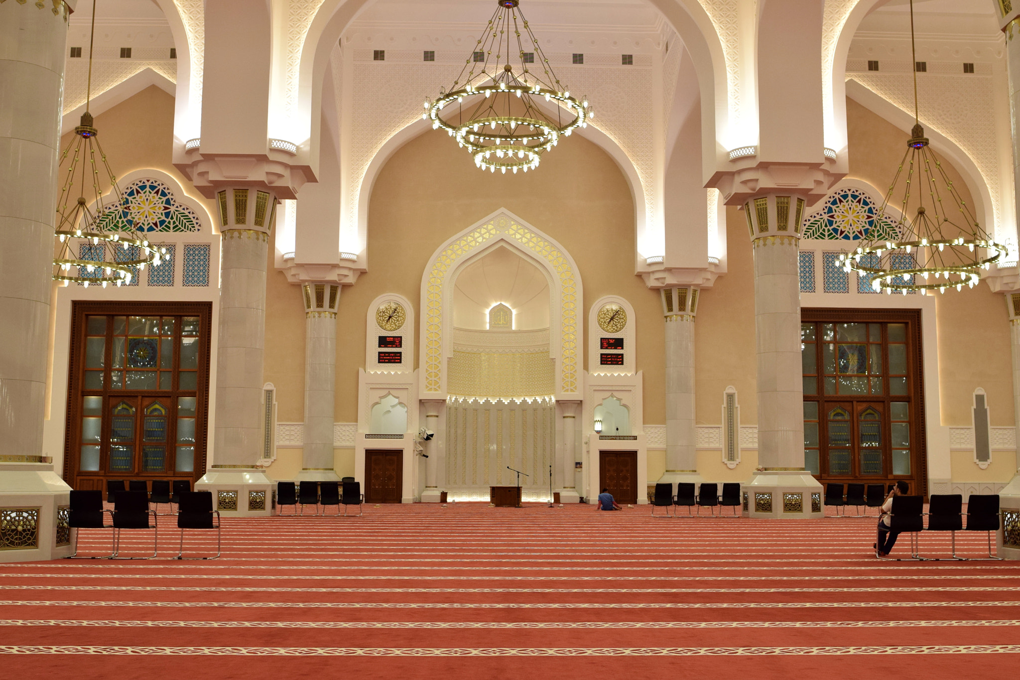 Nikon D3300 + Nikon AF-S Nikkor 24mm F1.8G ED sample photo. Imam abdul wahhab mosque doha qatar photography