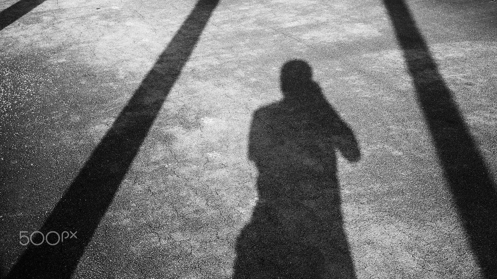 Nikon D600 sample photo. Selfie of photographer in between shadows photography