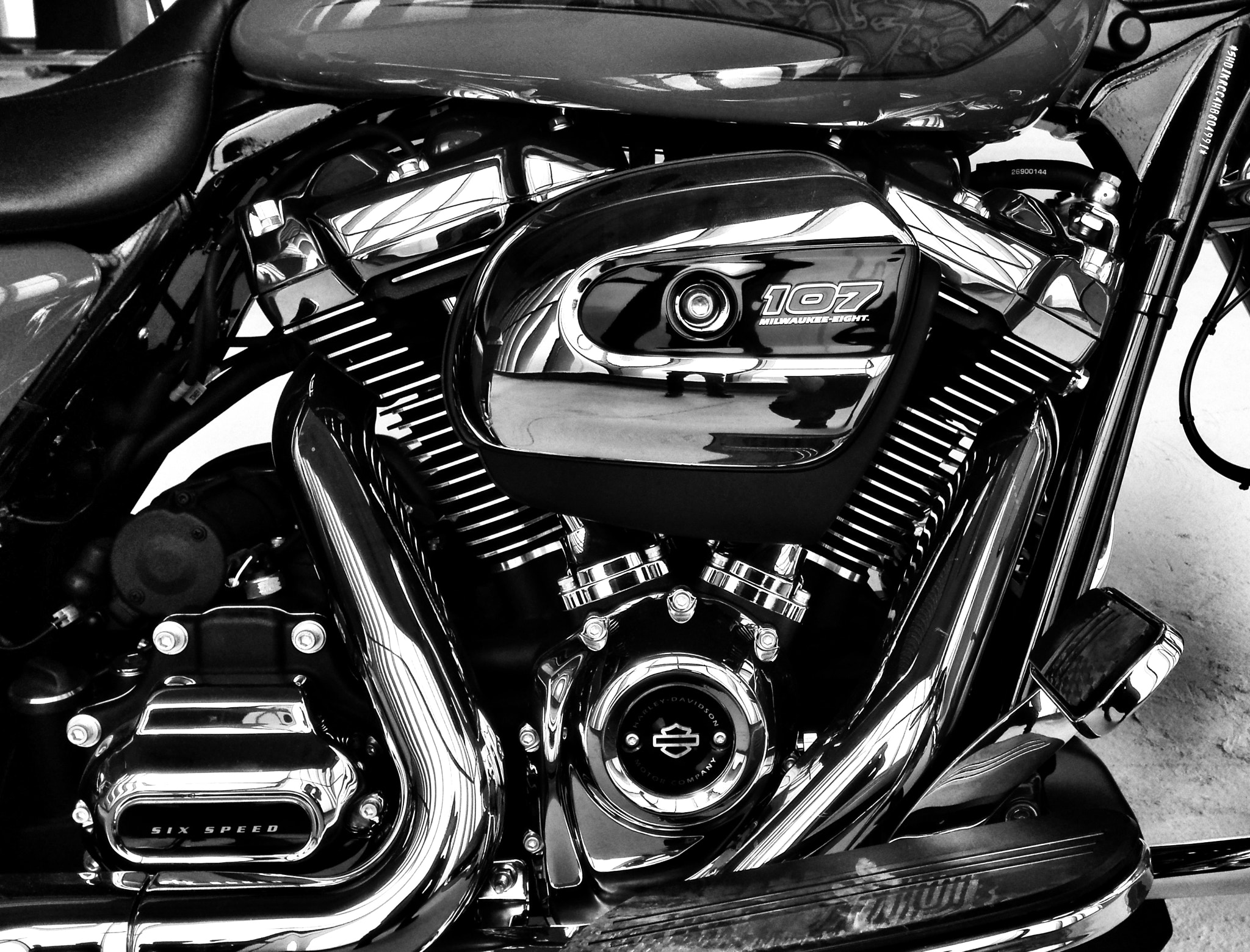 HUAWEI P7-L12 sample photo. Harley-davidson all new milwaukee-eight engine  photography