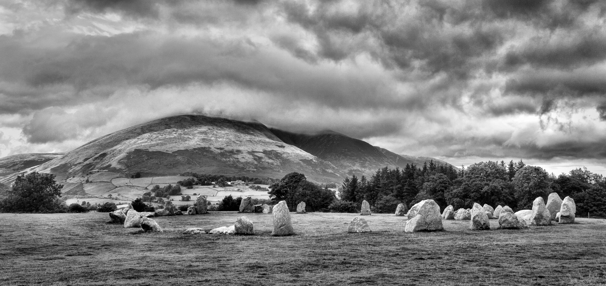 Canon EOS 40D + Sigma 10-20mm F3.5 EX DC HSM sample photo. Castlerigg panorama photography