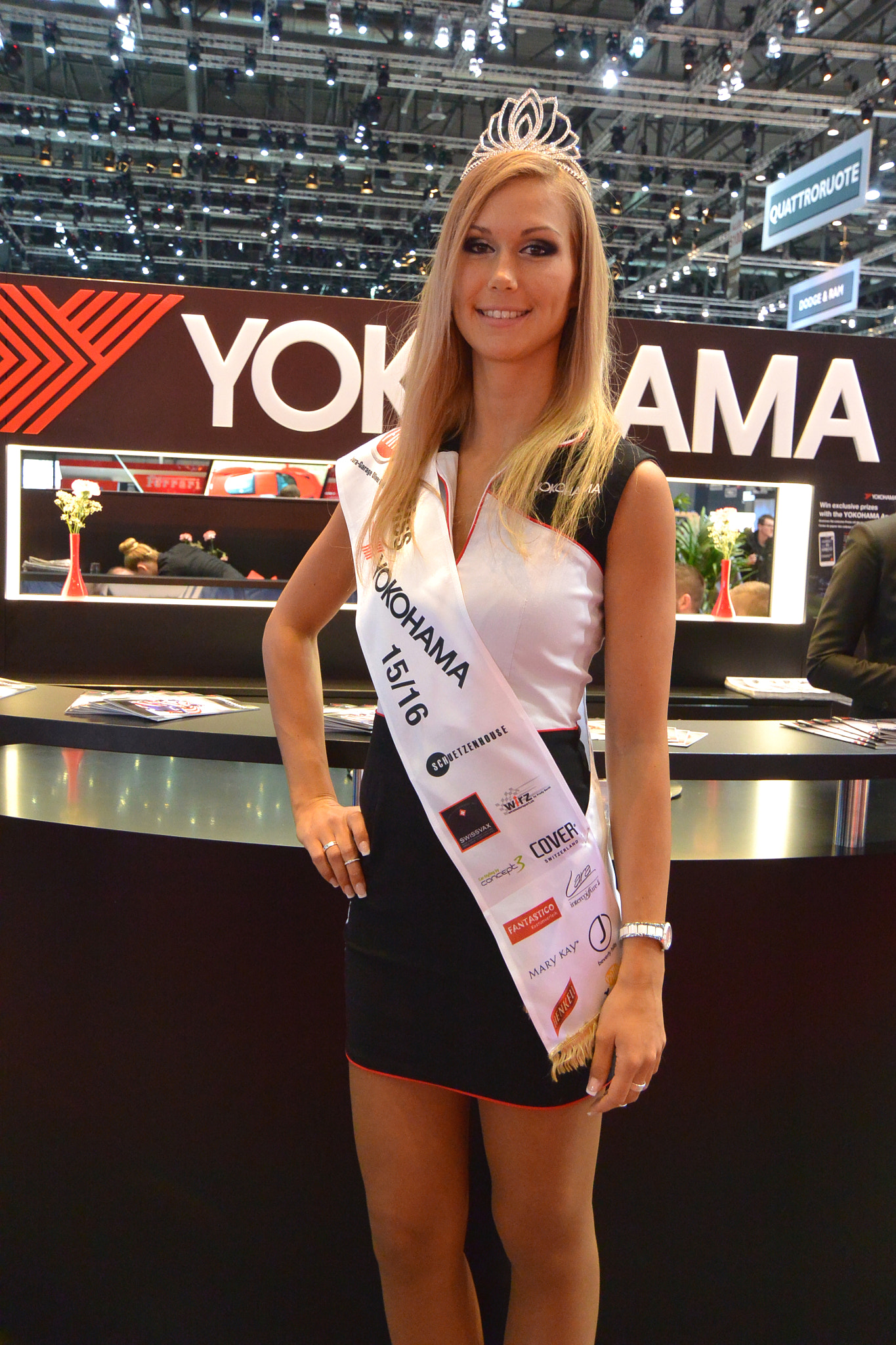 Nikon 1 J3 sample photo. 003..miss yokohama au (stand yokohama) salon international de l'automobile de genève suisse jpg photography