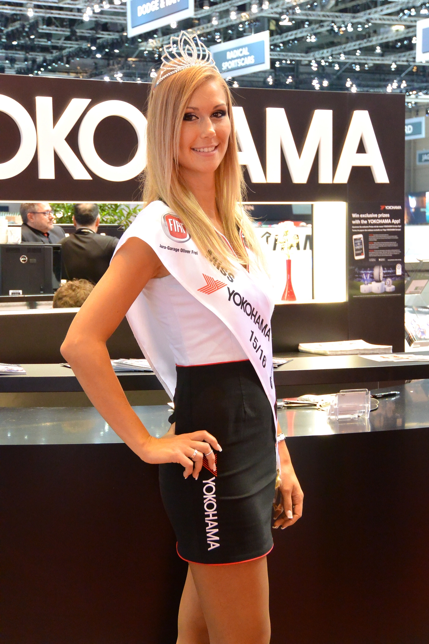 Nikon 1 J3 sample photo. 004. miss yokohama au (stand yokohama) salon international de l'automobile de genève suisse .jpg photography