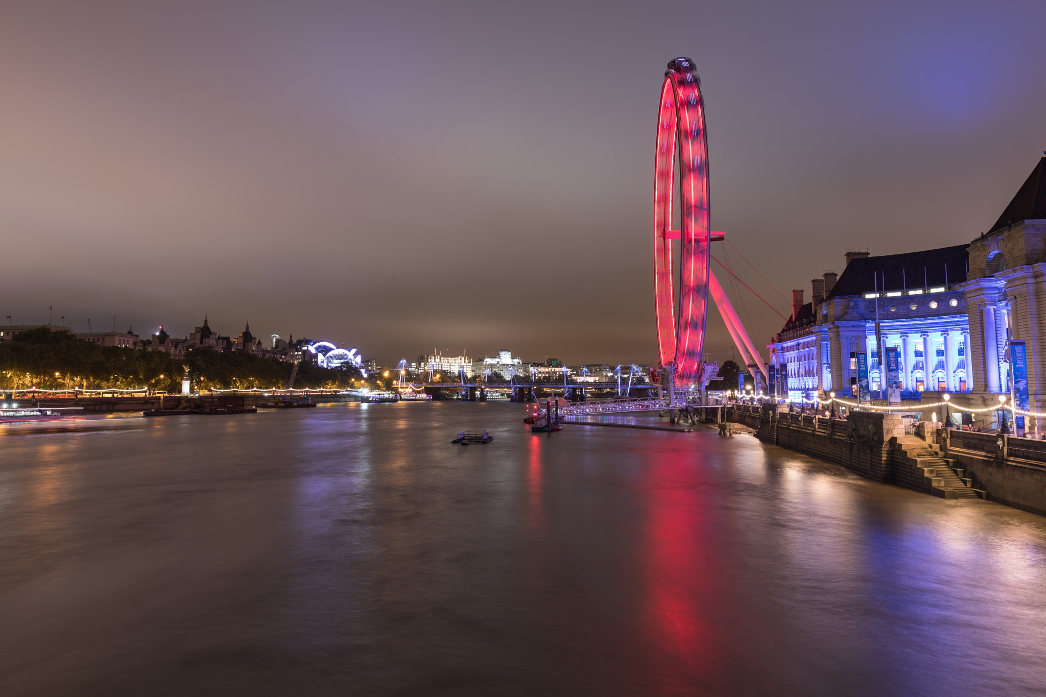 Canon EF 16-35mm F4L IS USM sample photo. London eye photography