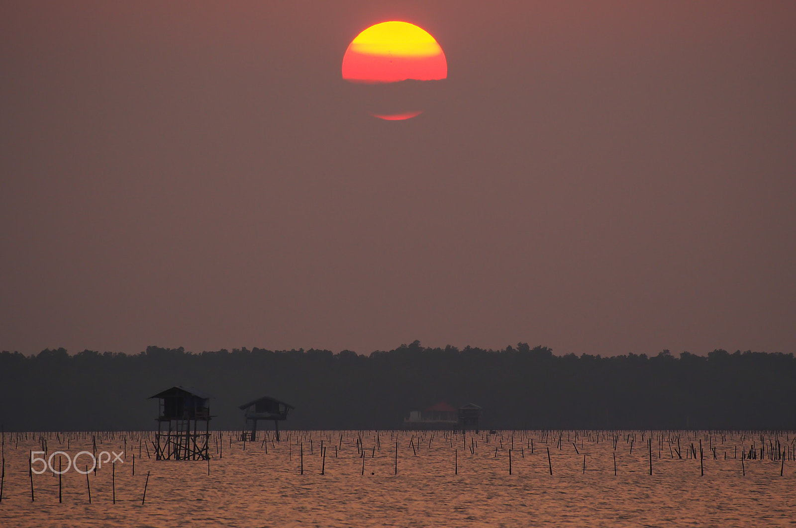 OLYMPUS M.75-300mm F4.8-6.7 sample photo. Sunset evening sea photography