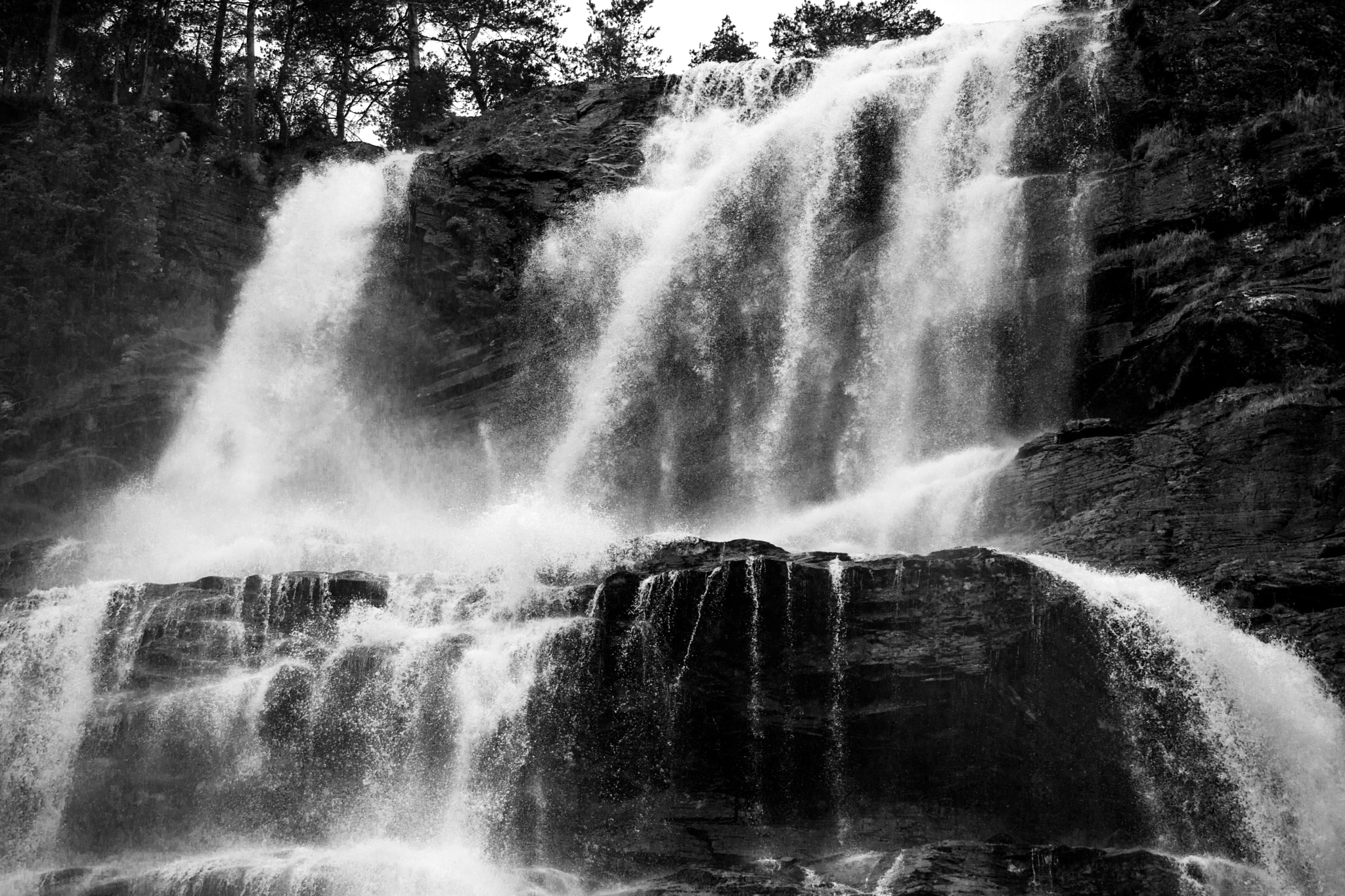 Canon EF 100-300mm F4.5-5.6 USM sample photo. Waterfall 2 photography