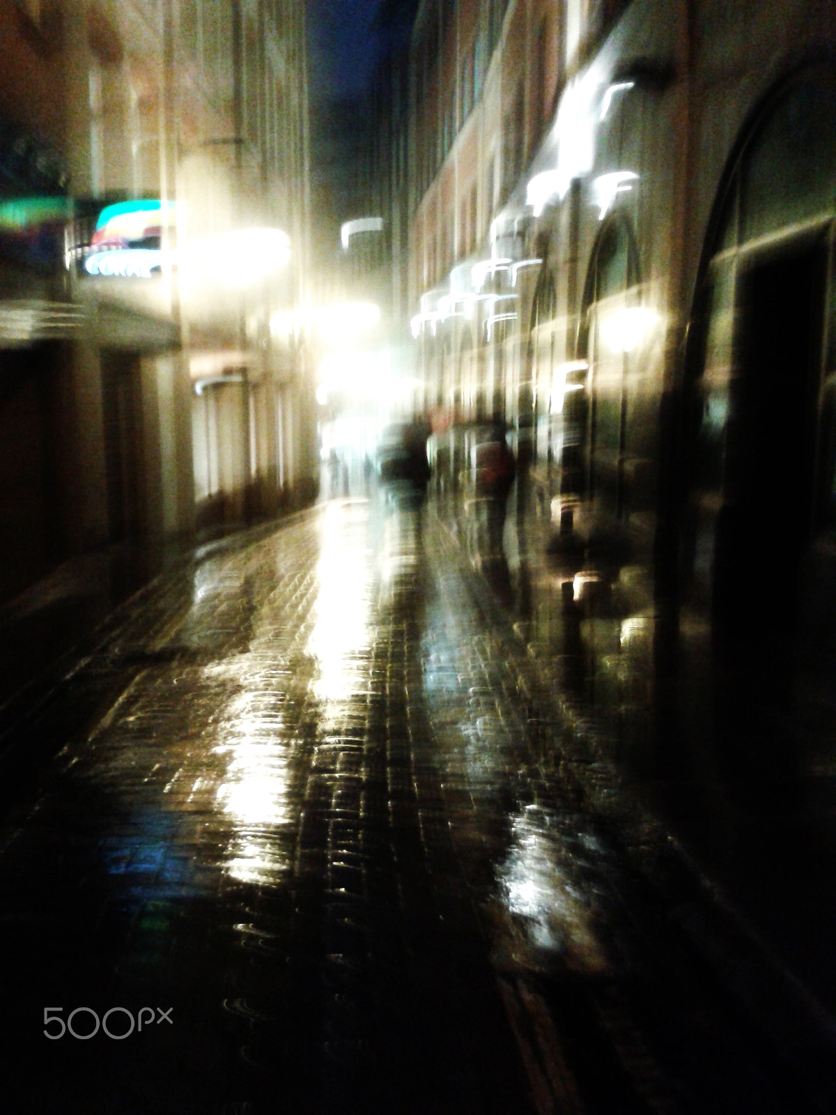 Samsung Galaxy Ace sample photo. Needless alley autumn rain photography