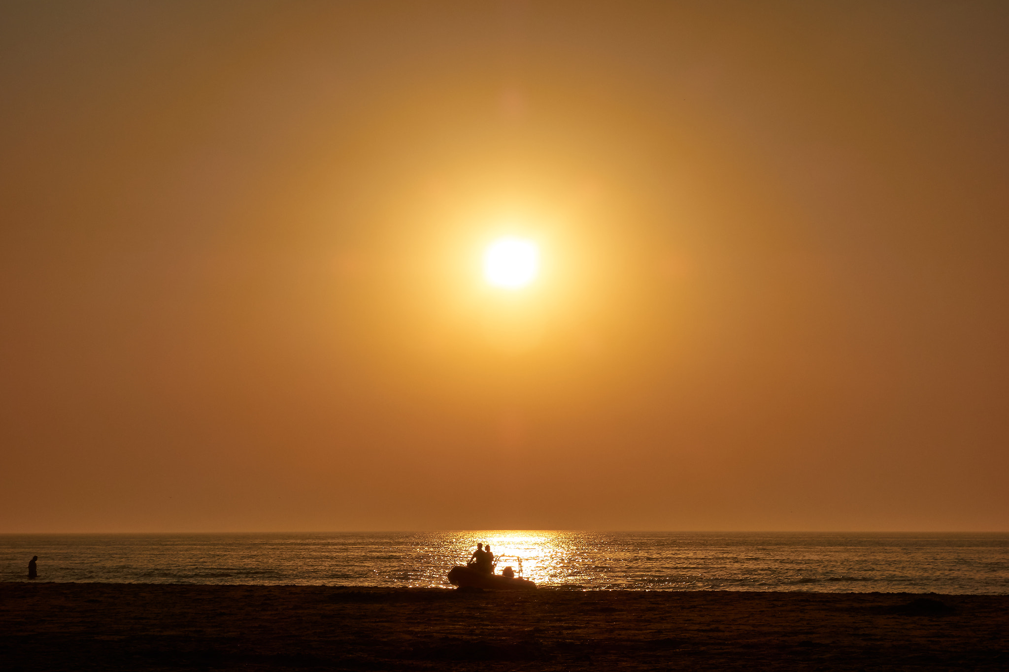 Sony Cyber-shot DSC-RX100 sample photo. Boat in the sunset photography