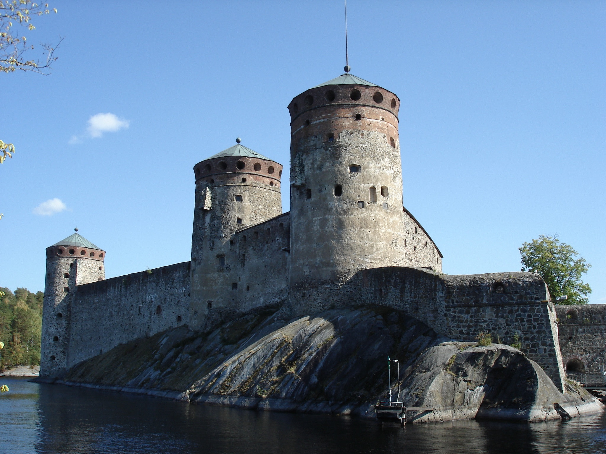 Sony DSC-W5 sample photo. Olavinlinna in savonlinna, finland photography