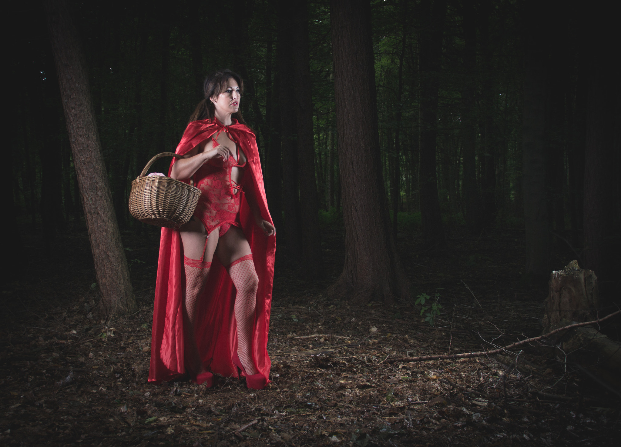 Nikon D3100 + Nikon PC-E Nikkor 24mm F3.5D ED Tilt-Shift sample photo. Twisted red riding hood photography