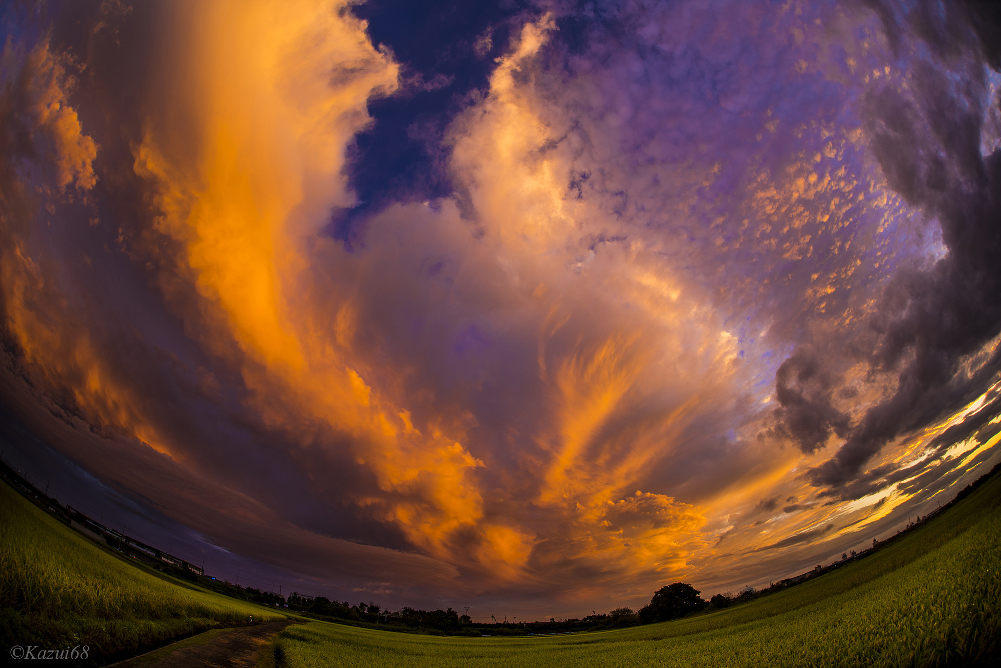 Sigma 15mm F2.8 EX DG Diagonal Fisheye sample photo. Sunset photography