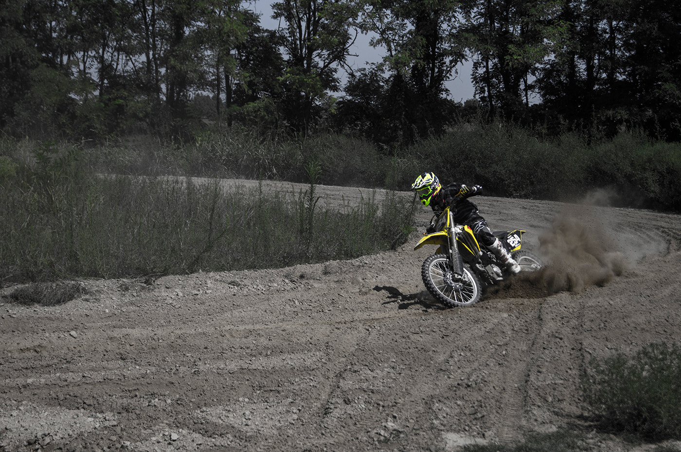 Sony SLT-A35 sample photo. Motocross photography