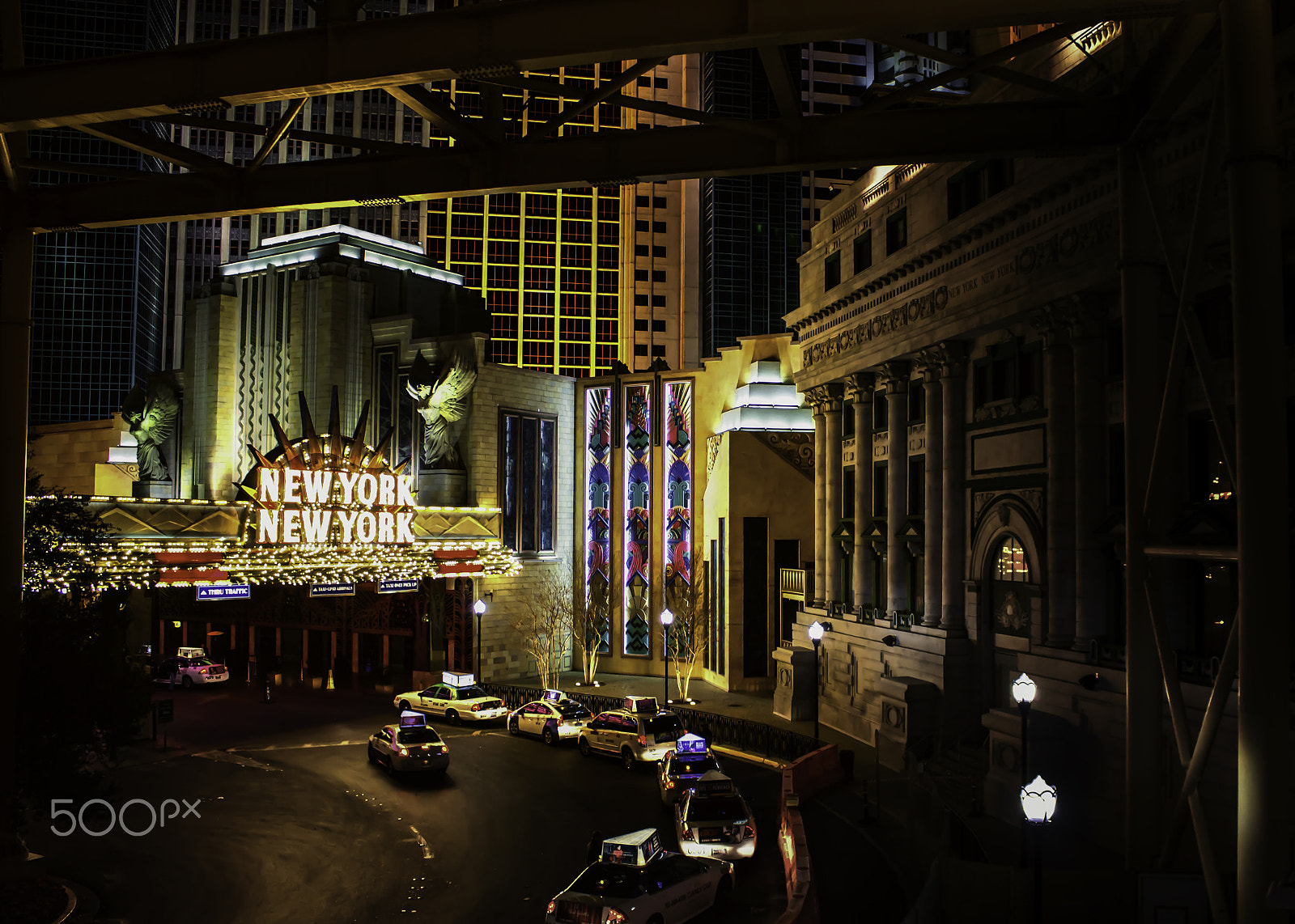 Canon EF-S 18-55mm F3.5-5.6 IS sample photo. Newyork new york at night photography