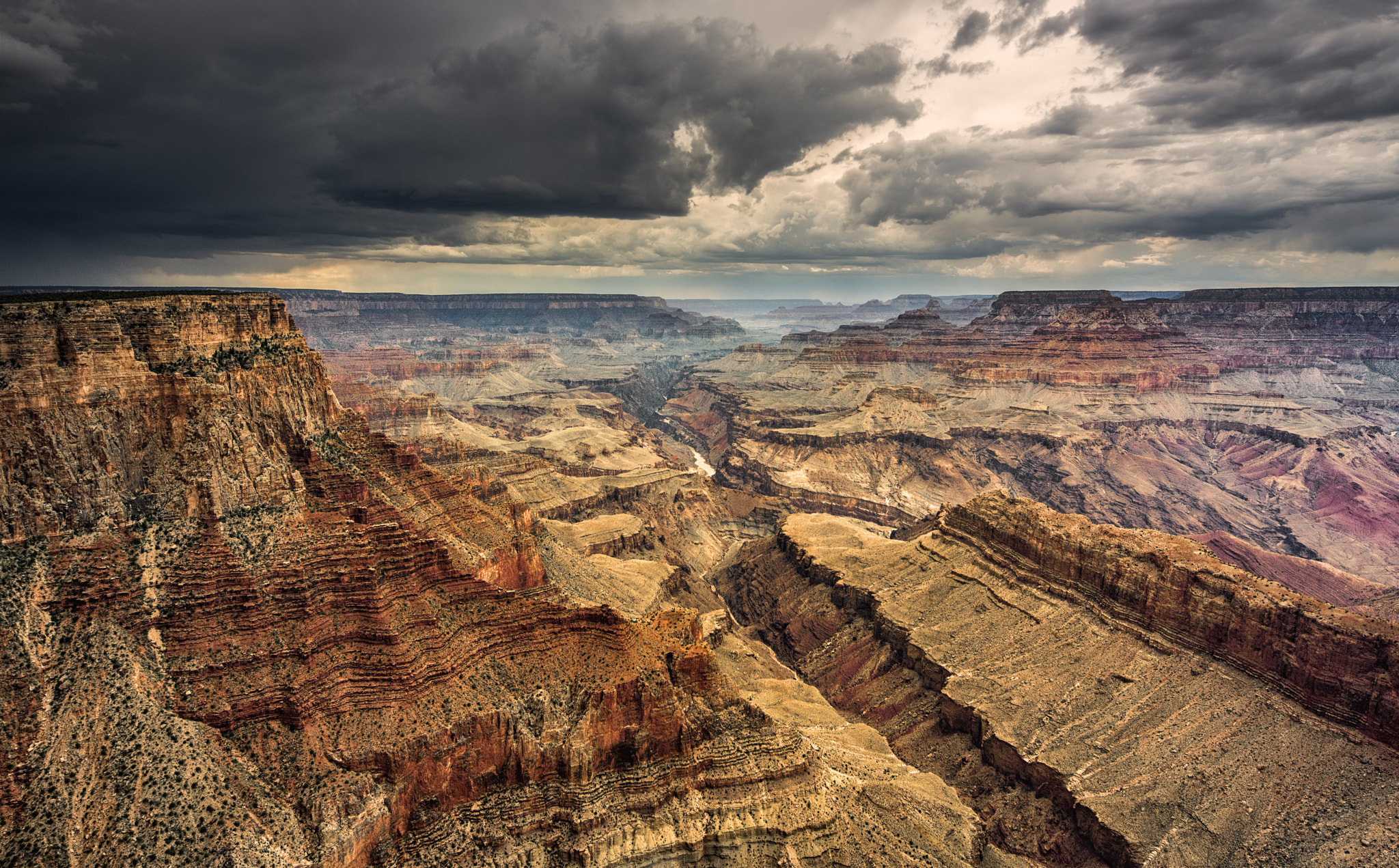 Sony SLT-A68 + Minolta AF 28-80mm F3.5-5.6 II sample photo. Moody grand canyon photography