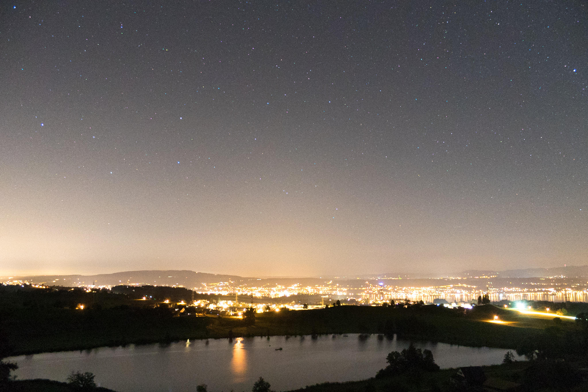 Sony a7S II + Sony 70-400mm F4-5.6 G SSM sample photo. Stars above zürich photography