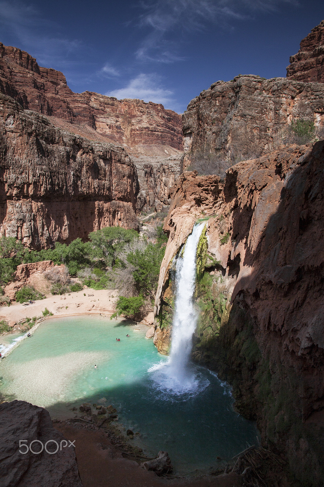 Canon EOS 50D sample photo. Havasupai waterfall az us photography