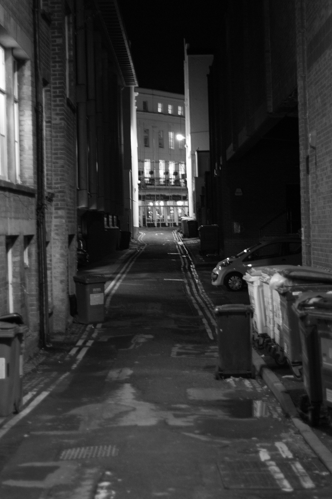 Alley at night