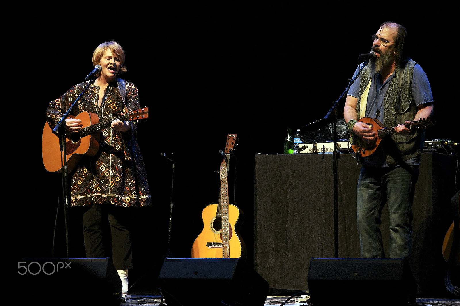 Samsung NX500 + NX 50-200mm F4-5.6 sample photo. Shawn colvin steve earle dallas 2016 photography