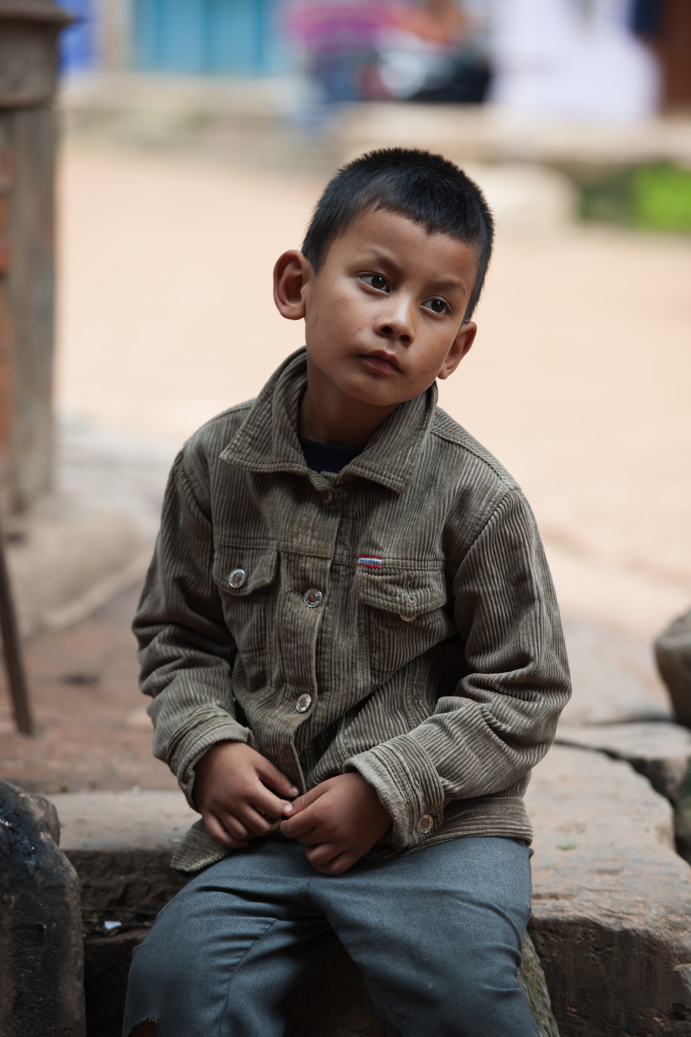 Nikon D3X sample photo. Nepalese boy`s eyes photography