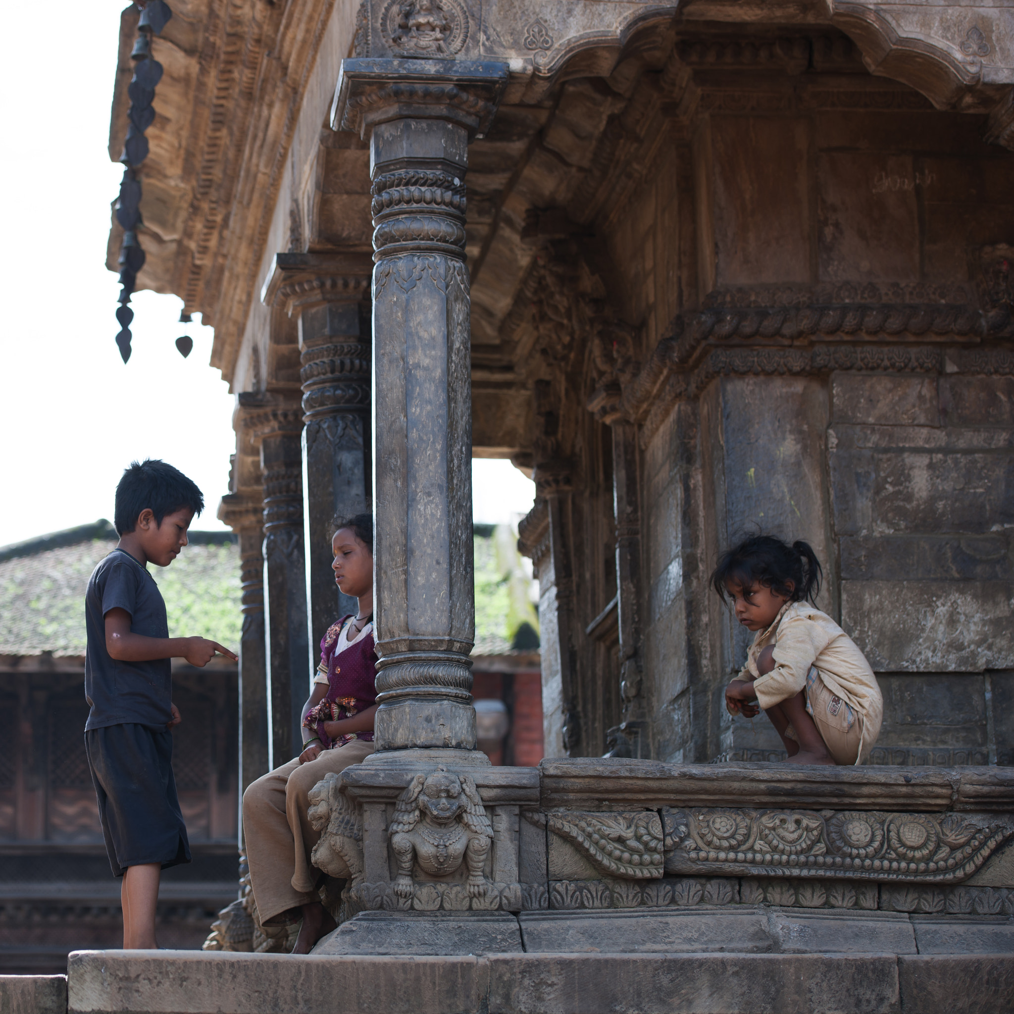 Nikon D3X sample photo. Nepalese children photography