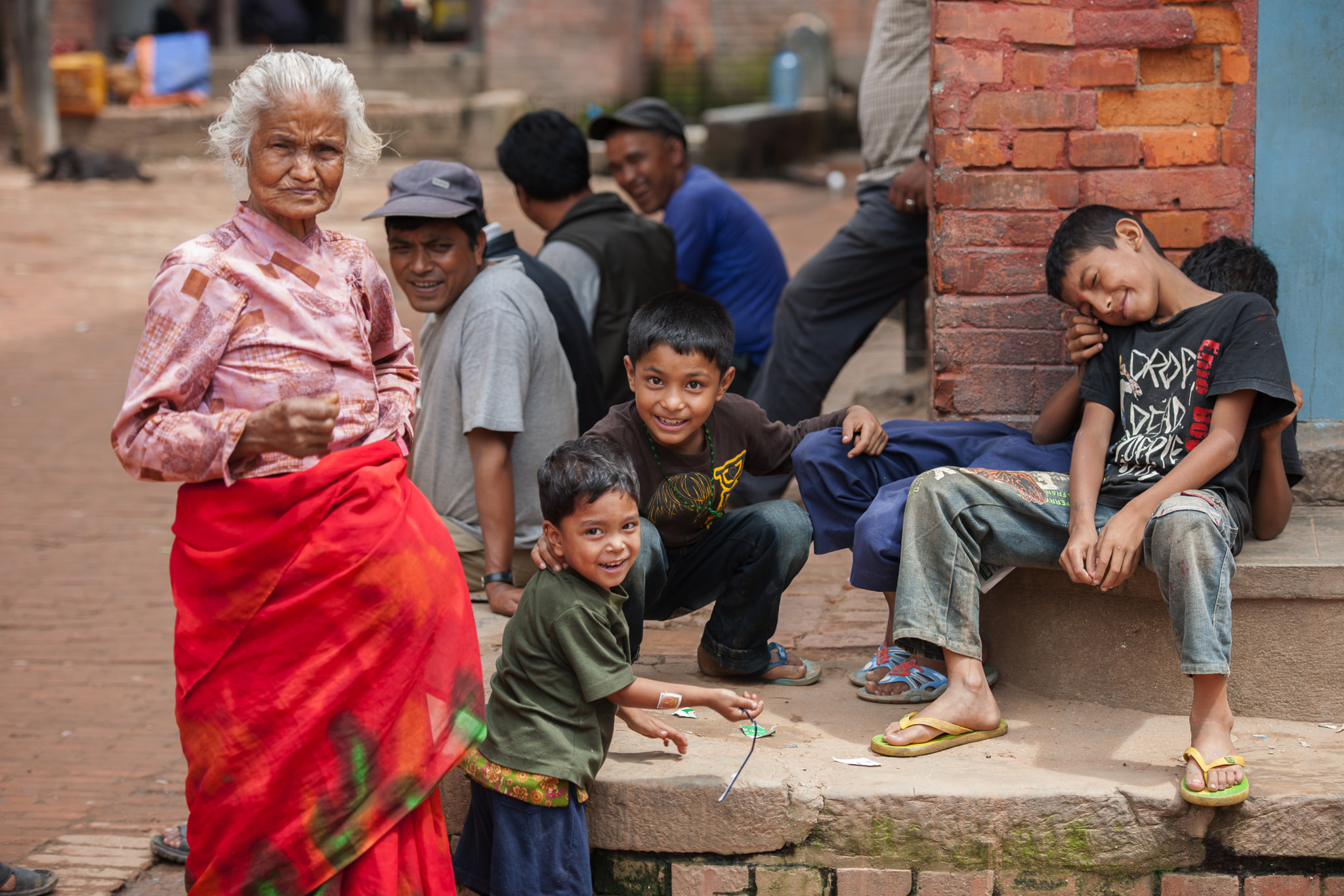 Nikon D3X sample photo. Nepalese children photography