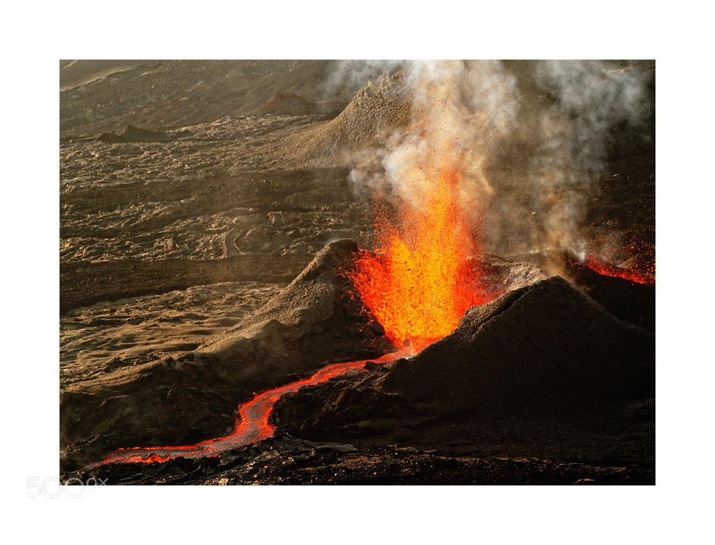 Nikon D7000 sample photo. Fournaise volcano activity since septembre 11th 20 photography