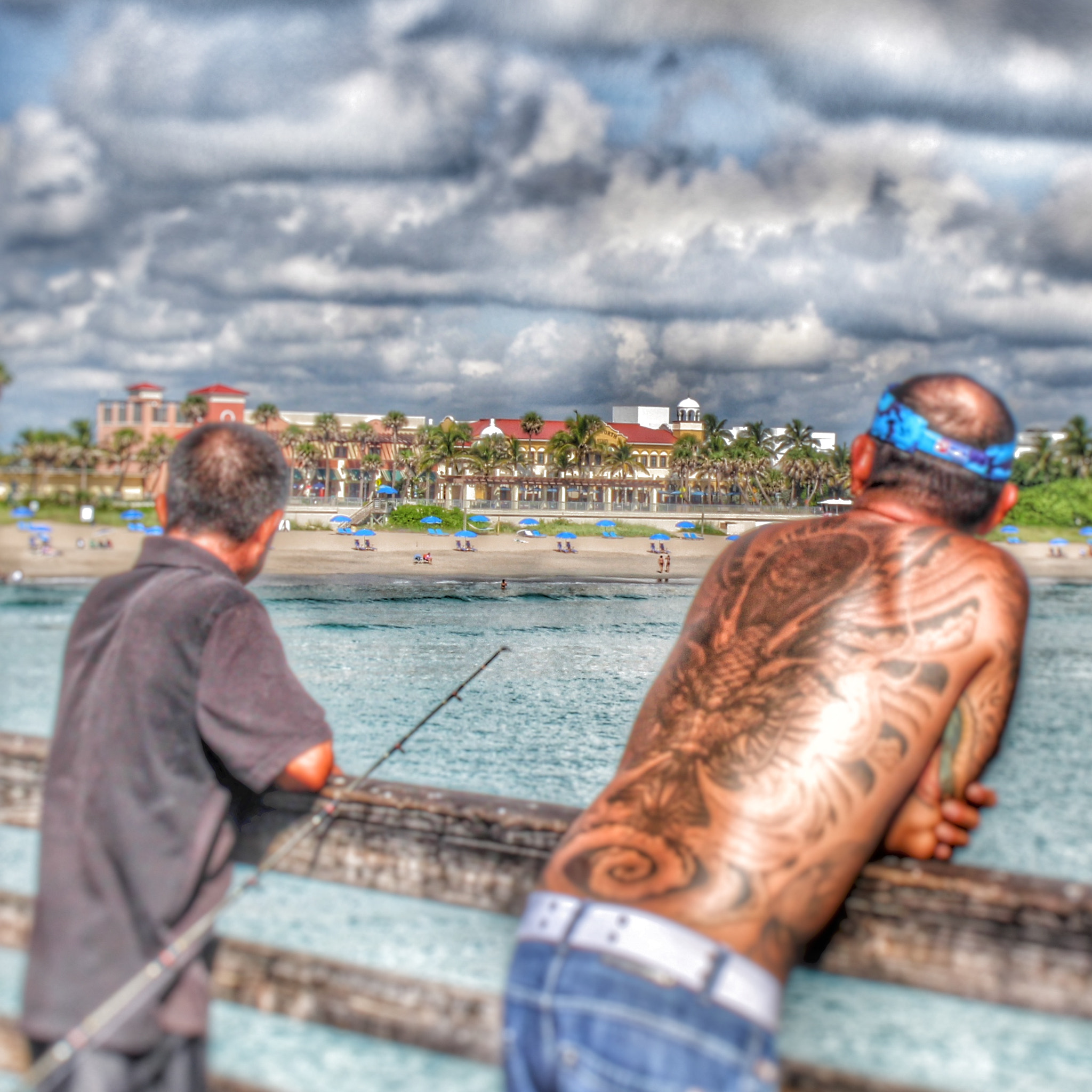 Canon EF-S 18-55mm F3.5-5.6 IS II sample photo. Lake worth beach photography