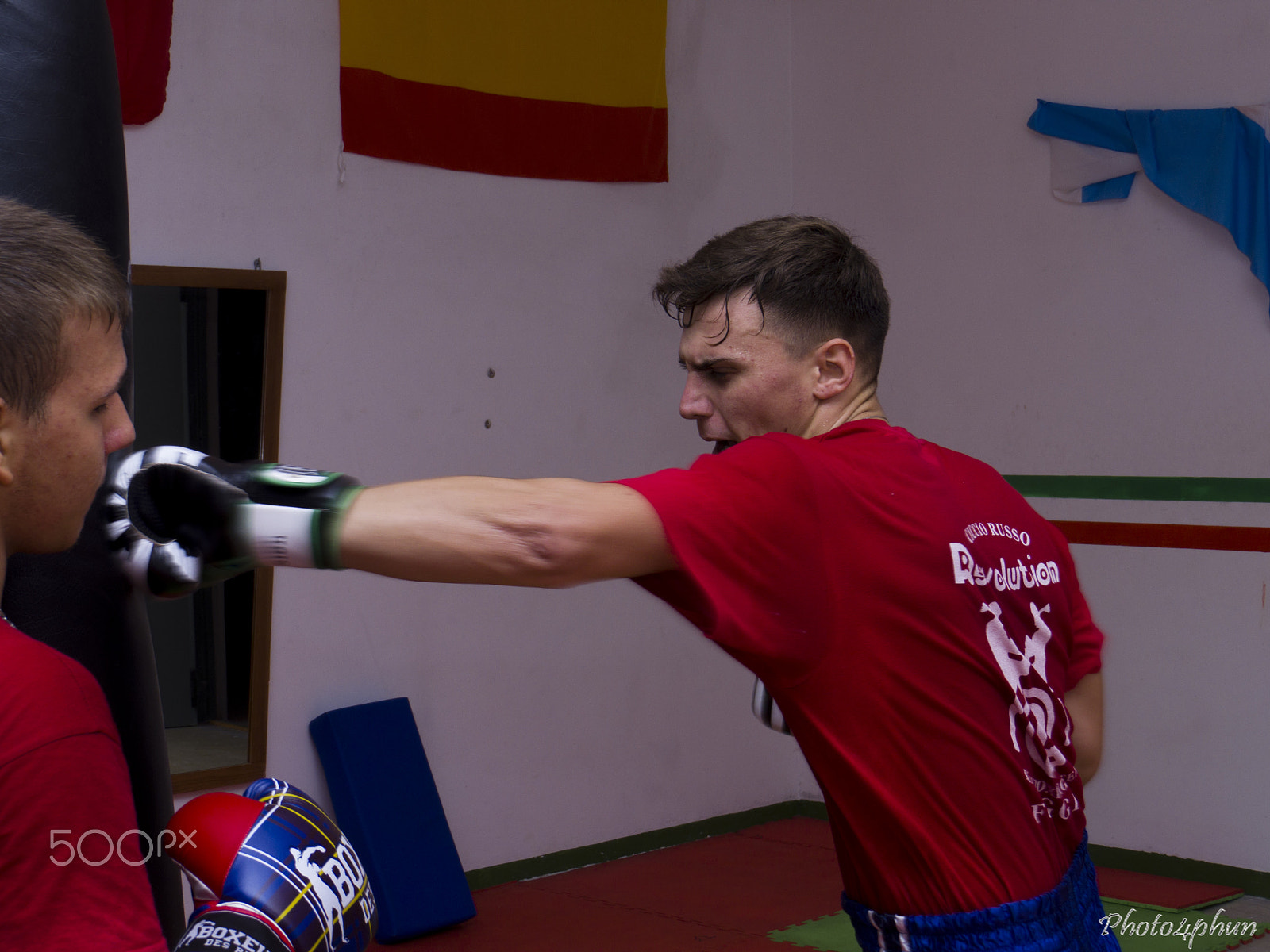 Pentax 02 Standard Zoom sample photo. Kickboxer 1 photography