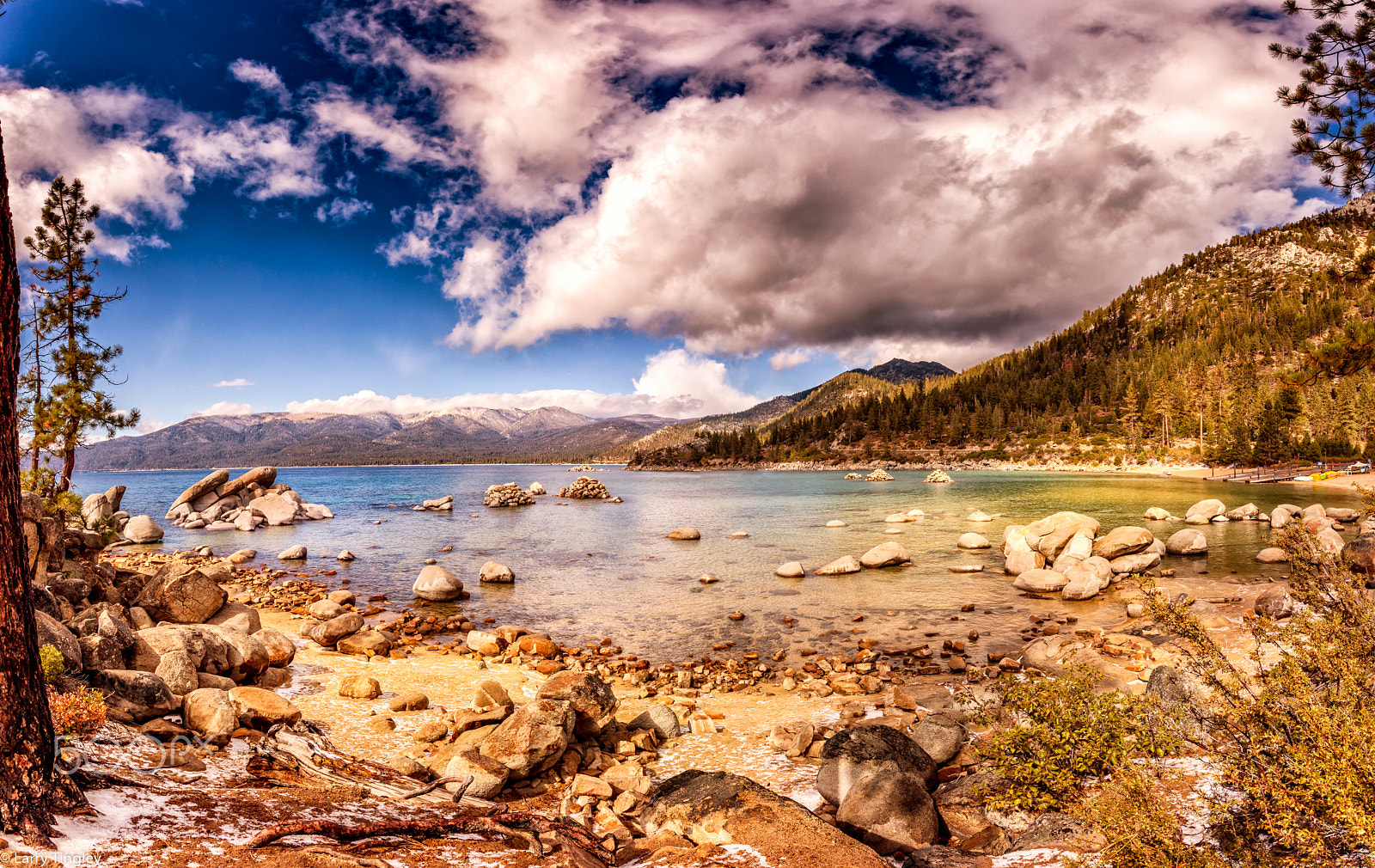 Canon EOS 5DS + Canon EF 17-40mm F4L USM sample photo. Sand harbor view of northshore lake tahoe photography