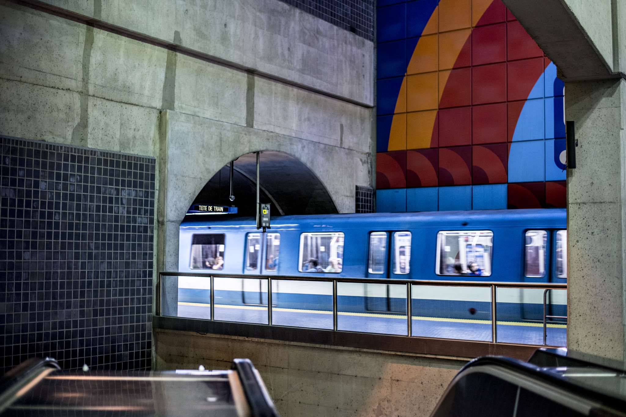 Nikon D800E + Nikon AF-S Nikkor 50mm F1.8G sample photo. Last train photography