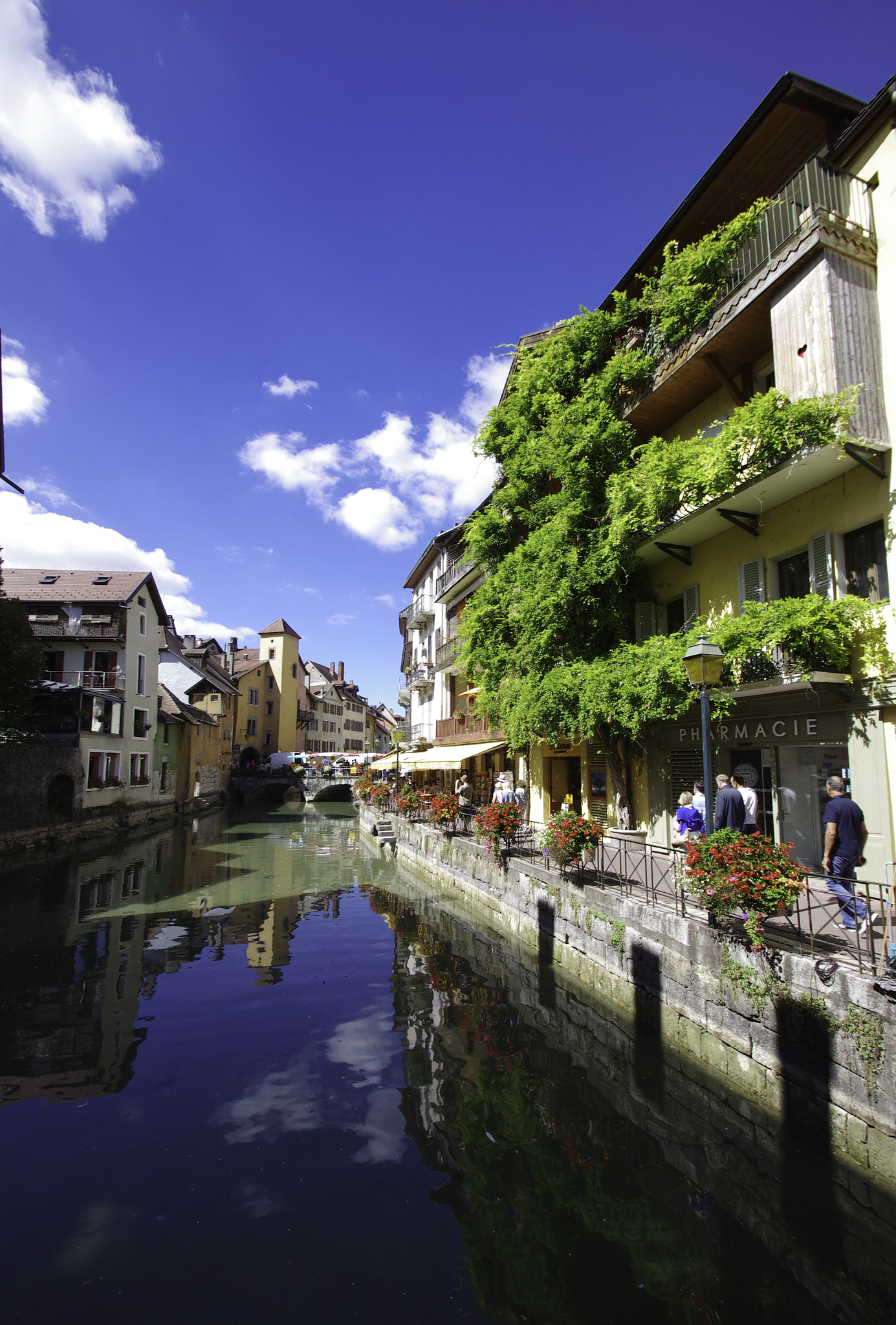 Pentax K-5 sample photo. Annecy reflections photography