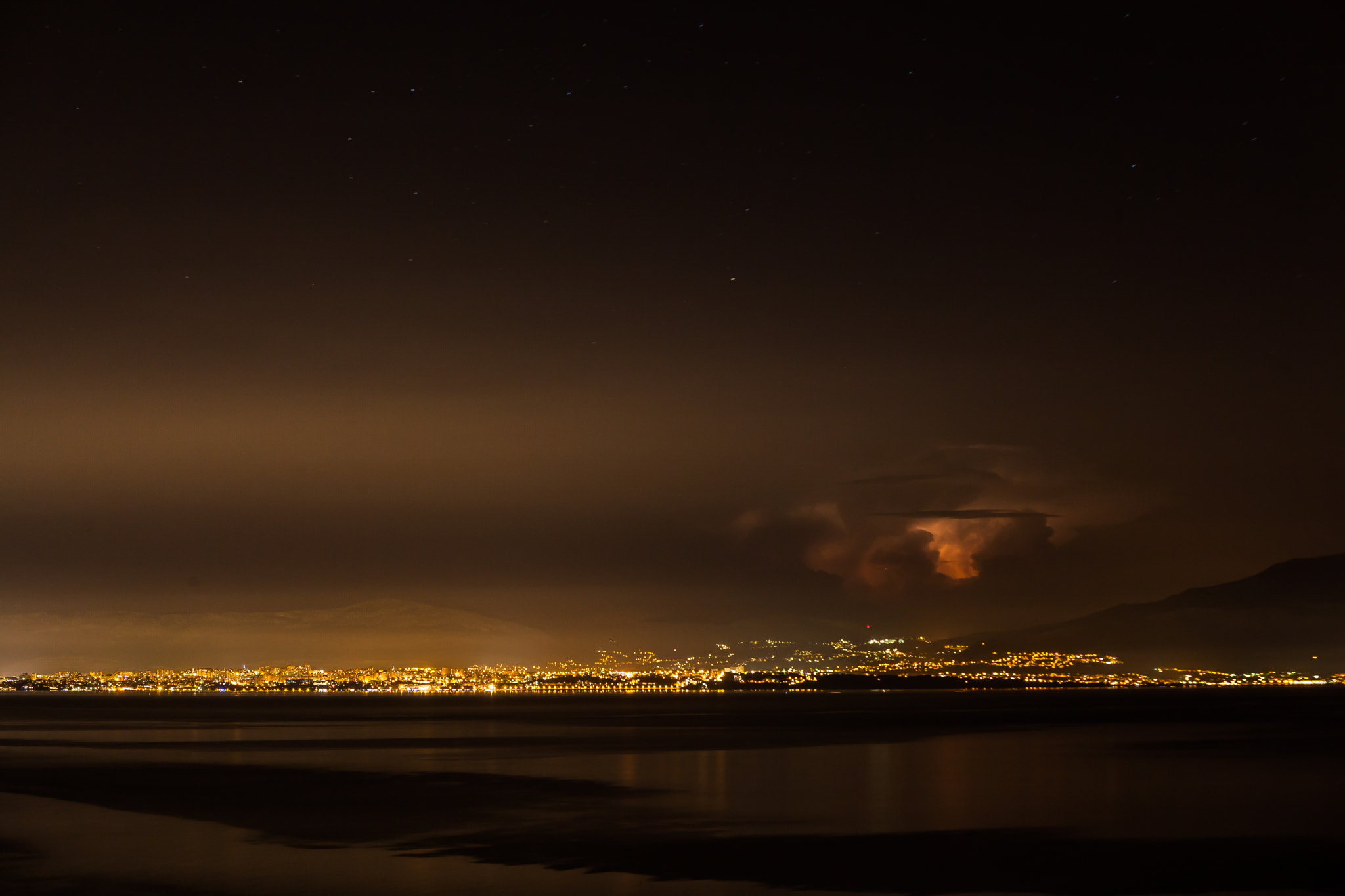 Canon EF 28-105mm f/3.5-4.5 USM sample photo. Storm above split photography