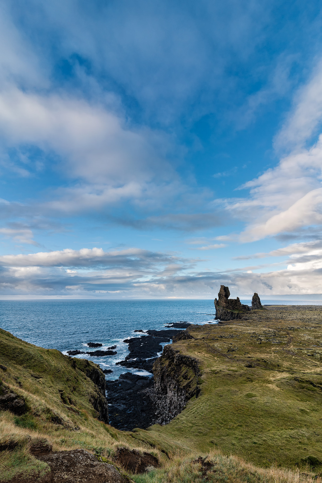 Nikon D800 + Tokina AT-X 16-28mm F2.8 Pro FX sample photo. Hellnar coast photography