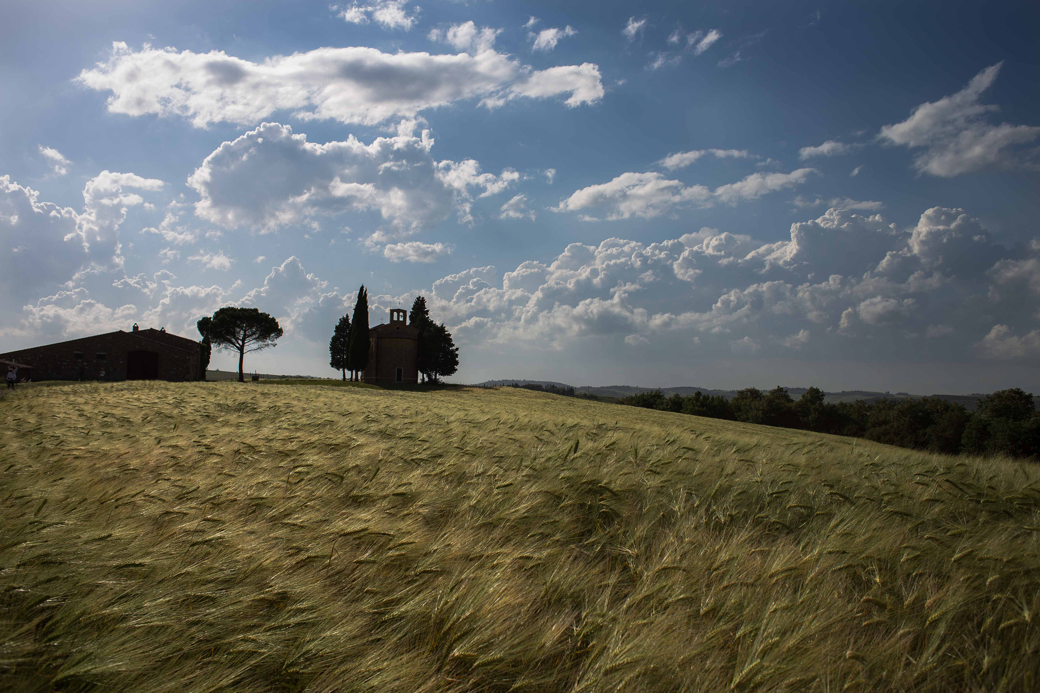 Canon EOS 6D + Canon EF 28mm F2.8 sample photo. Toscana vitaleta photography