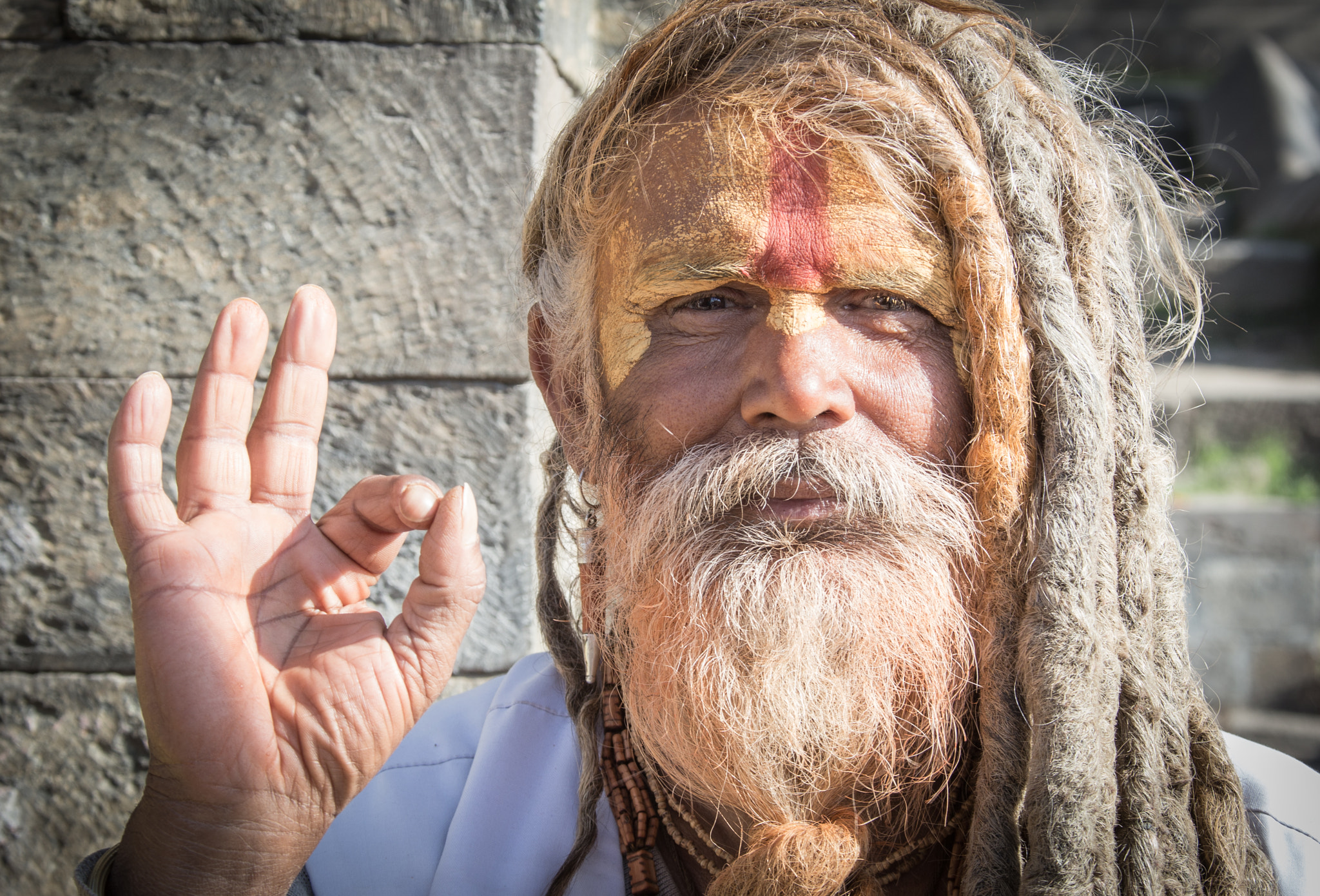 Canon EF 28-300mm F3.5-5.6L IS USM sample photo. Old man in nepal photography