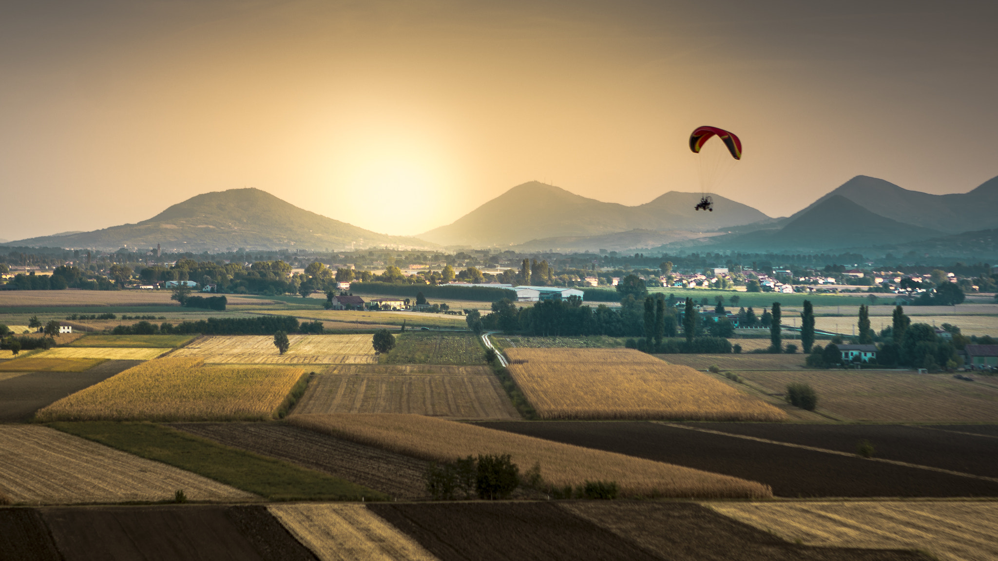 Sony a7R II sample photo. Poweredparagliding photography