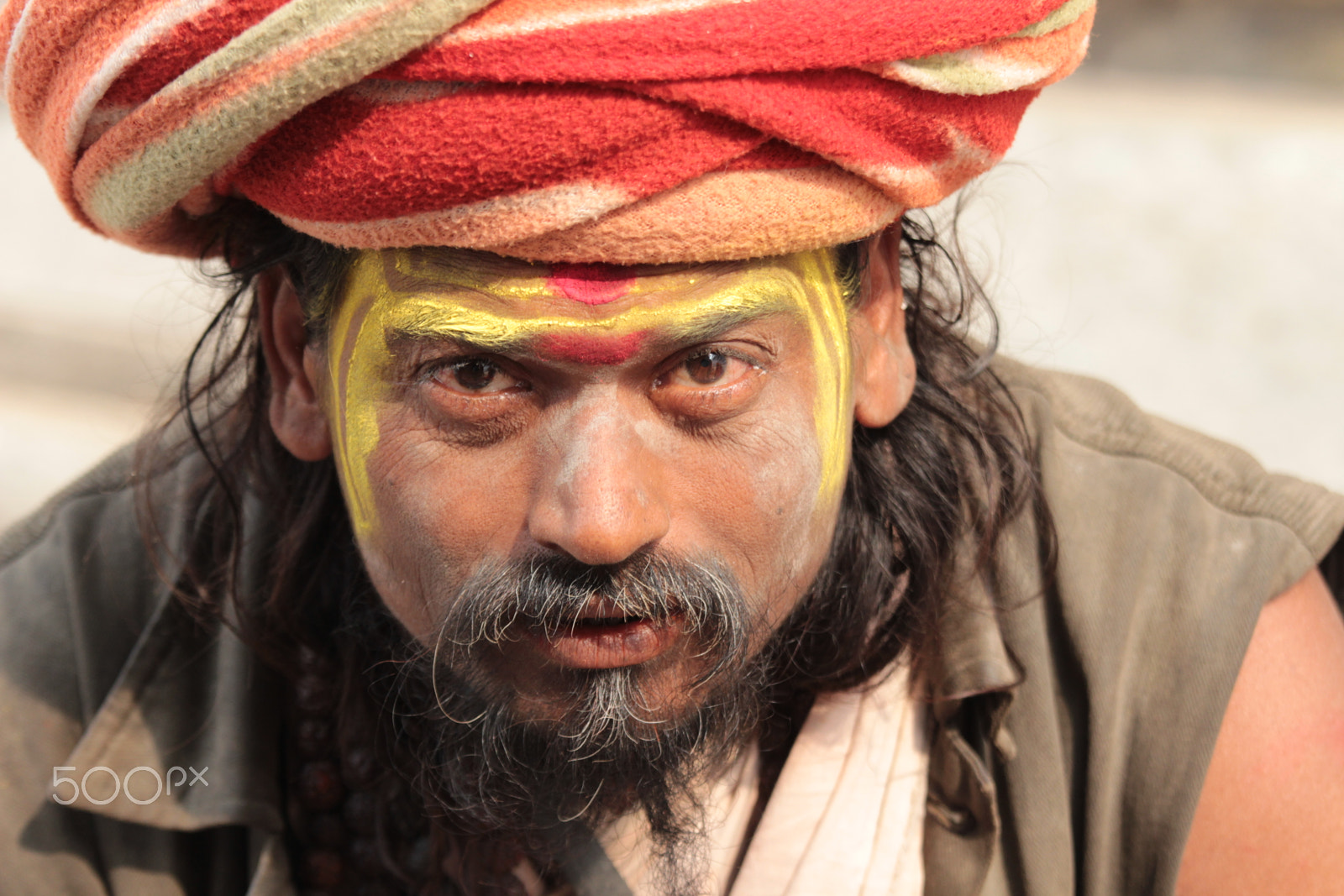 Canon EOS 600D (Rebel EOS T3i / EOS Kiss X5) + Canon EF 70-200mm F4L IS USM sample photo. Nepal, sadhu photography