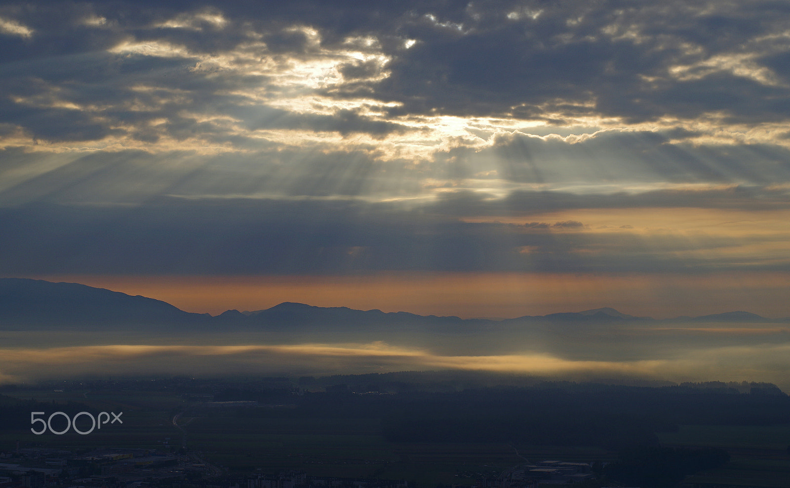 Pentax K-50 sample photo. Sunrise over sorsko polje 3 photography