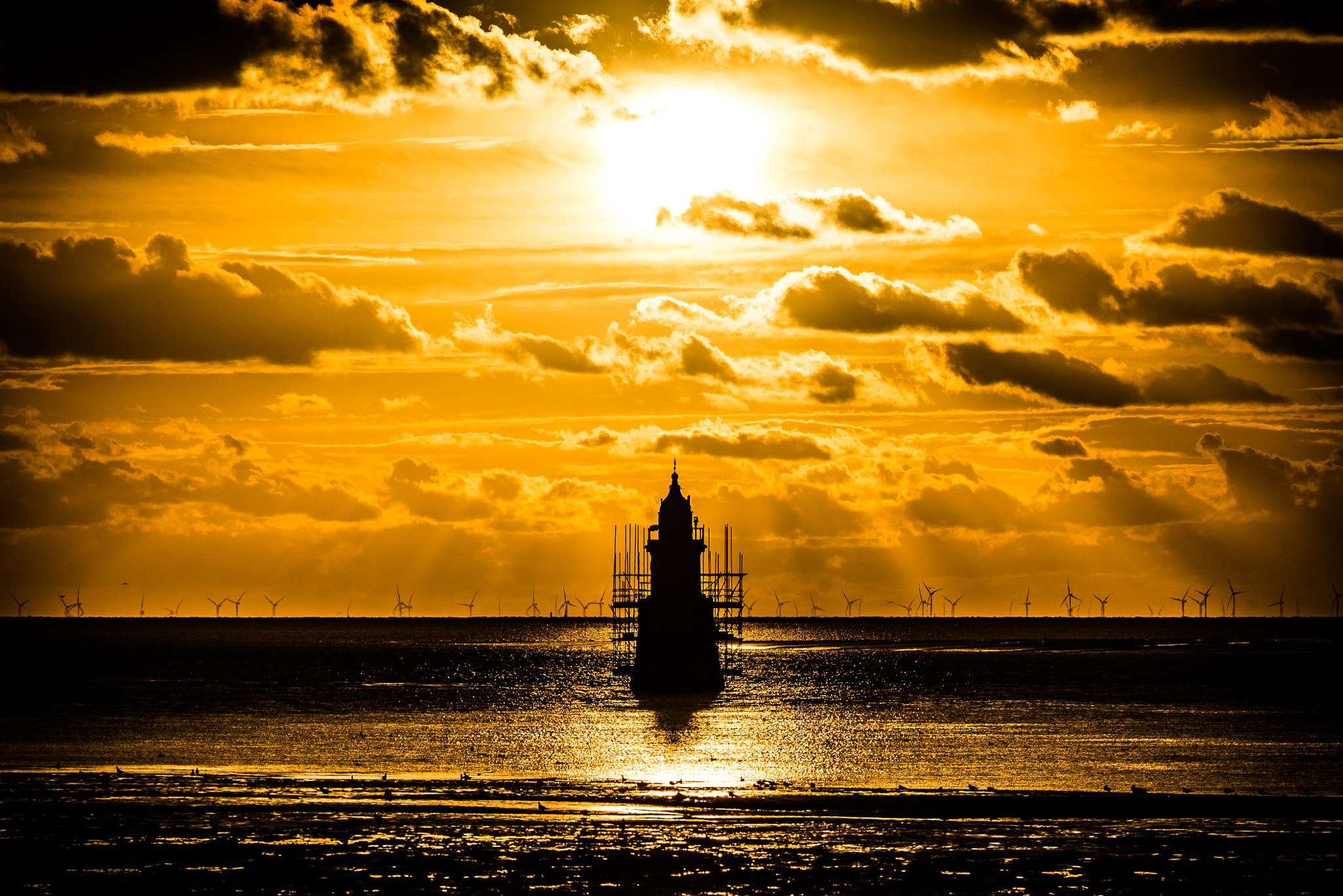 Sigma 150-500mm F5-6.3 DG OS HSM sample photo. Sunset on plover scar photography