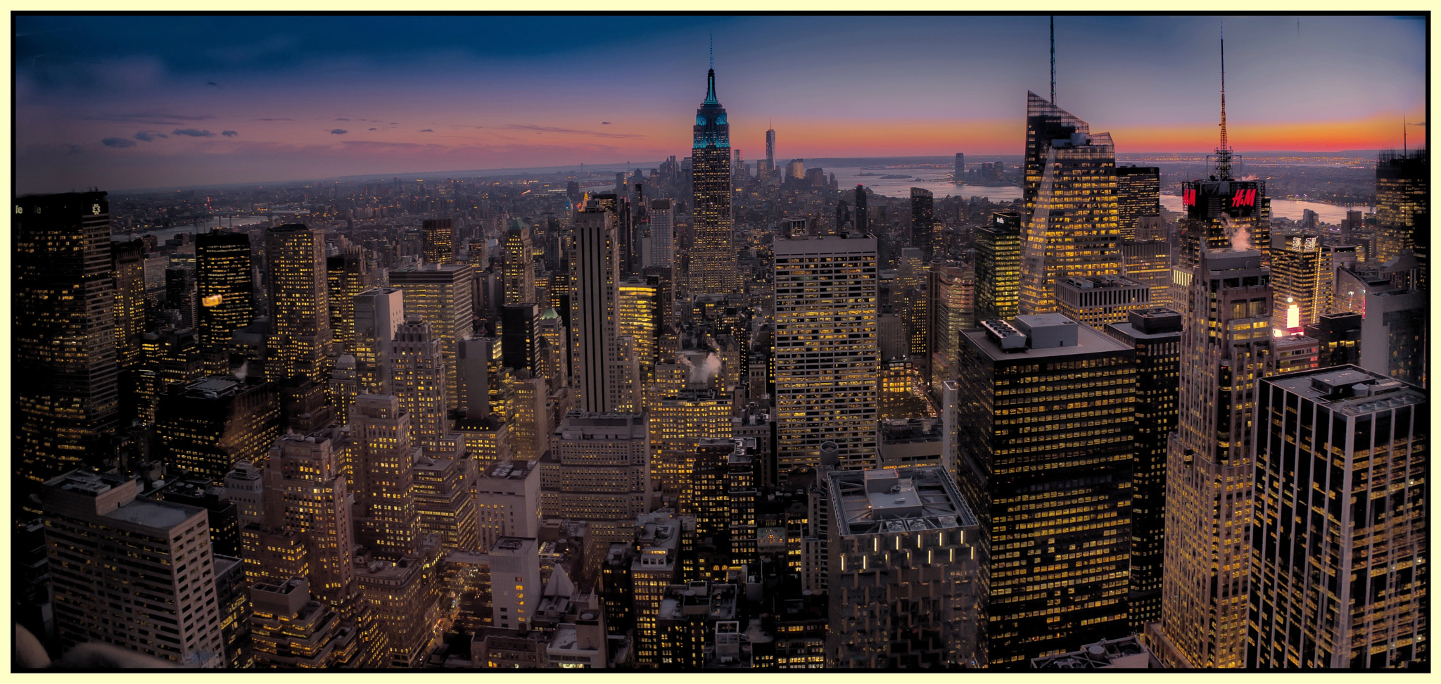 Leica Elmarit-M 28mm F2.8 ASPH sample photo. Panoramic- new york photography