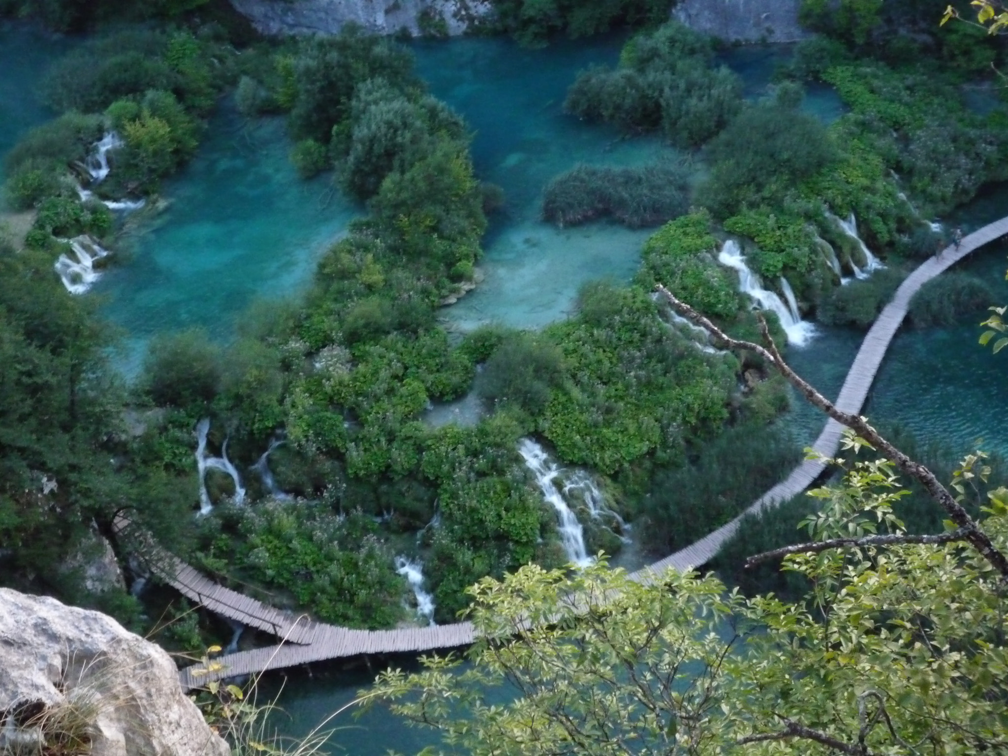 Panasonic DMC-FX500 sample photo. From above - plitviče lakes national park photography