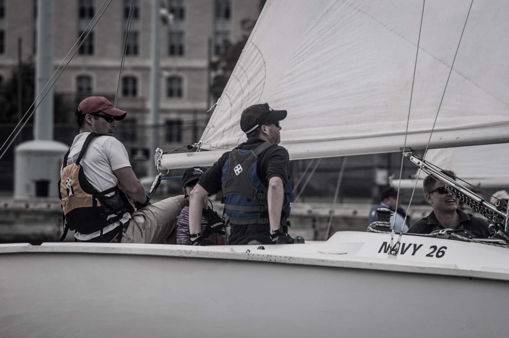 Tamron AF 200-400mm f/5.6 LD IF (75D) sample photo. 2016 fiends of navy sailing regatta photography