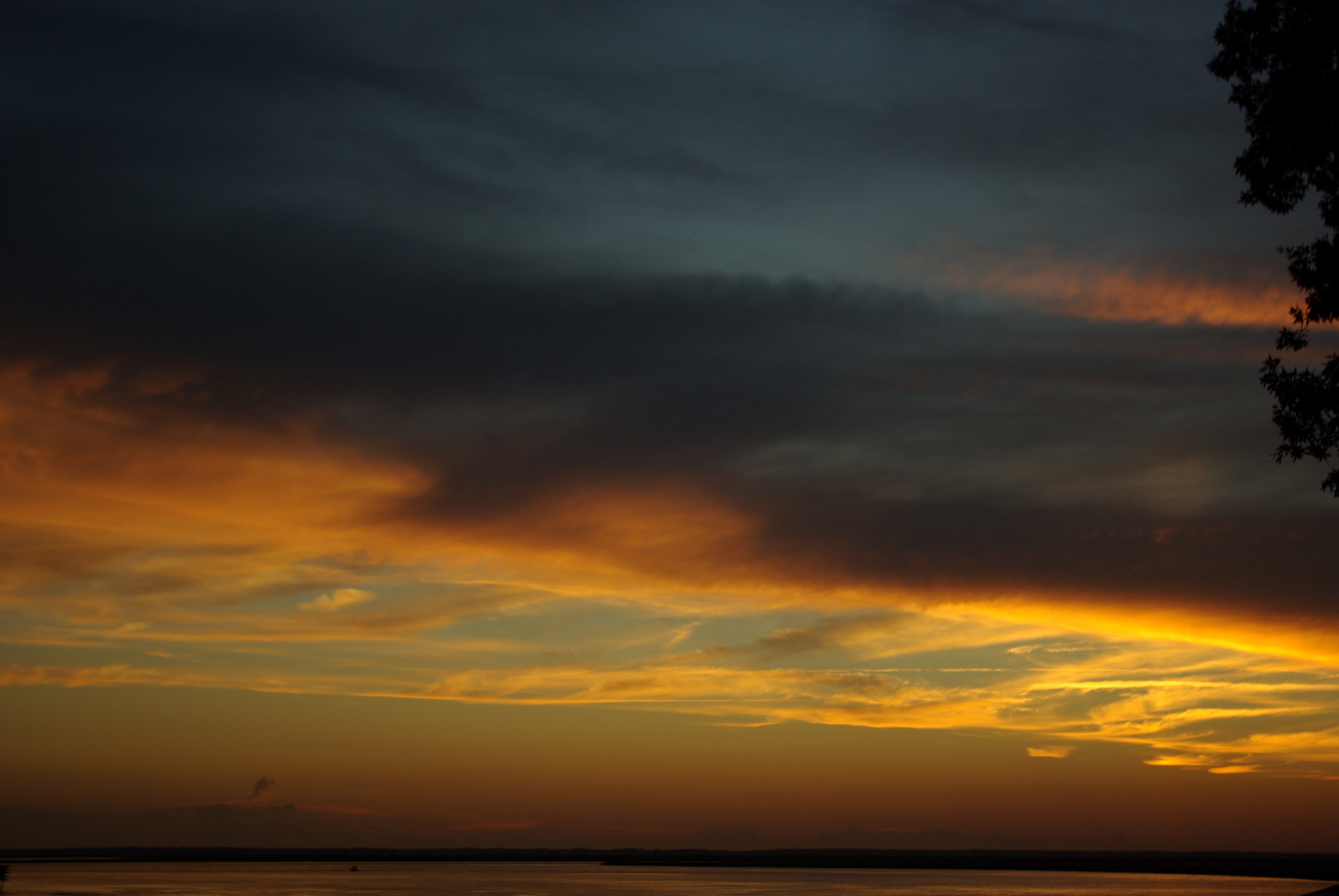 Pentax K10D sample photo. Sunset photography