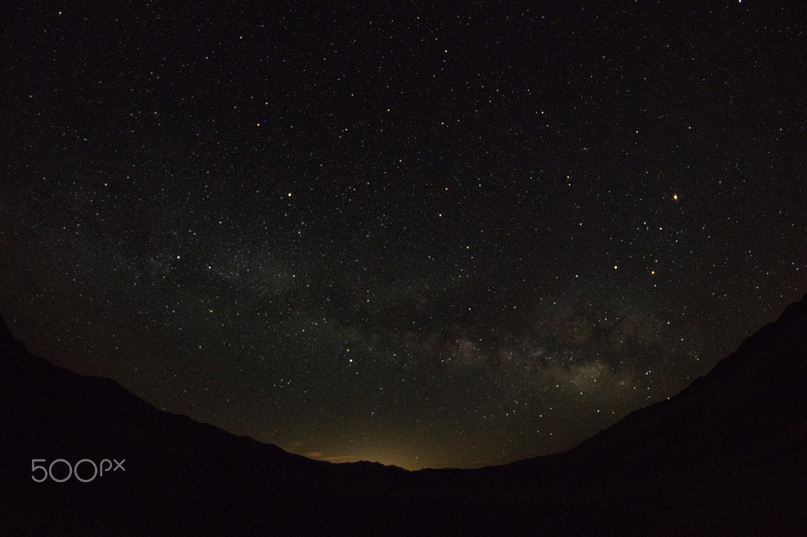 Pentax K-3 sample photo. Milky way above death valley photography
