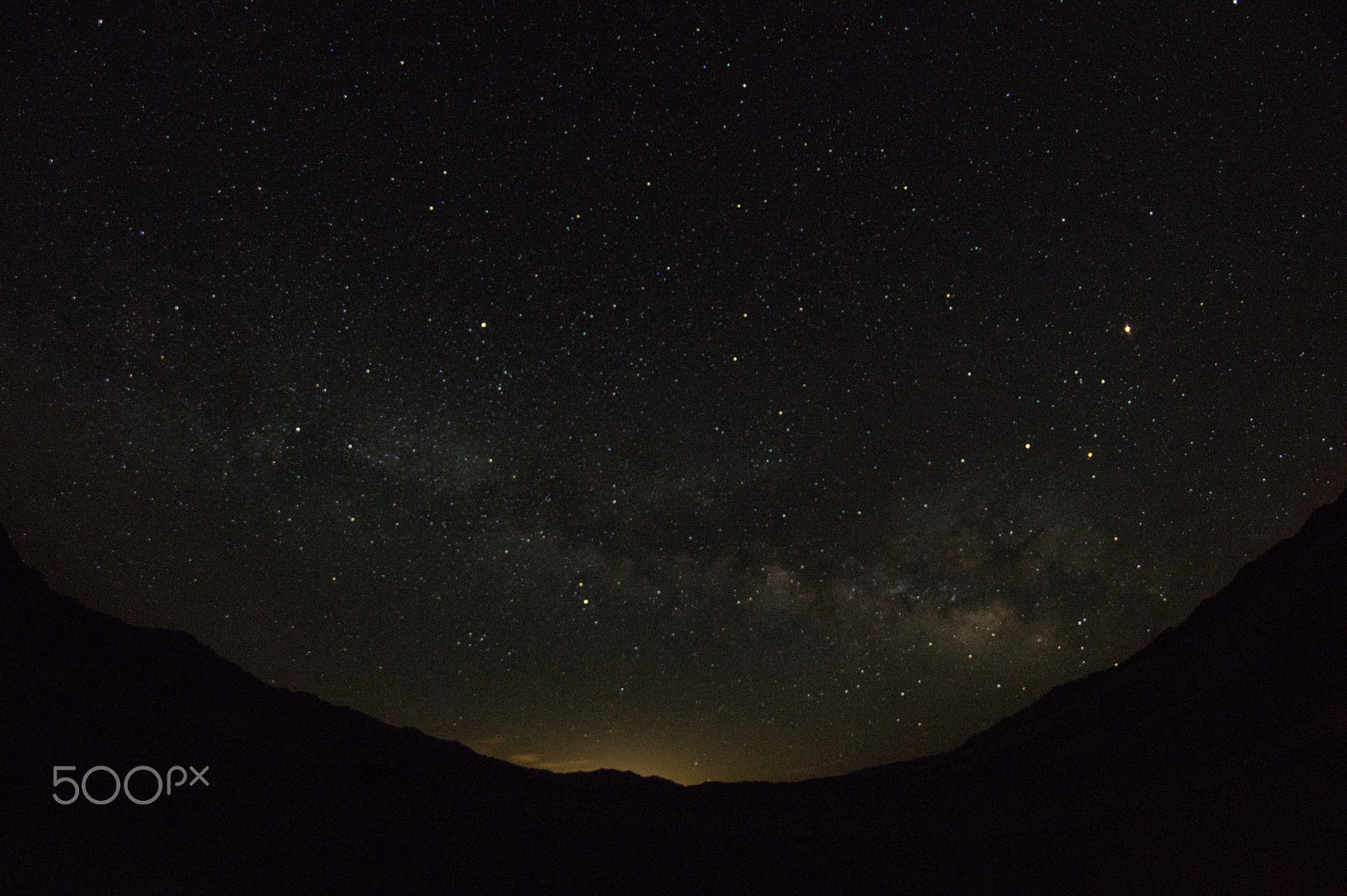 Pentax K-3 + A Series Lens sample photo. Milky way above death valley photography