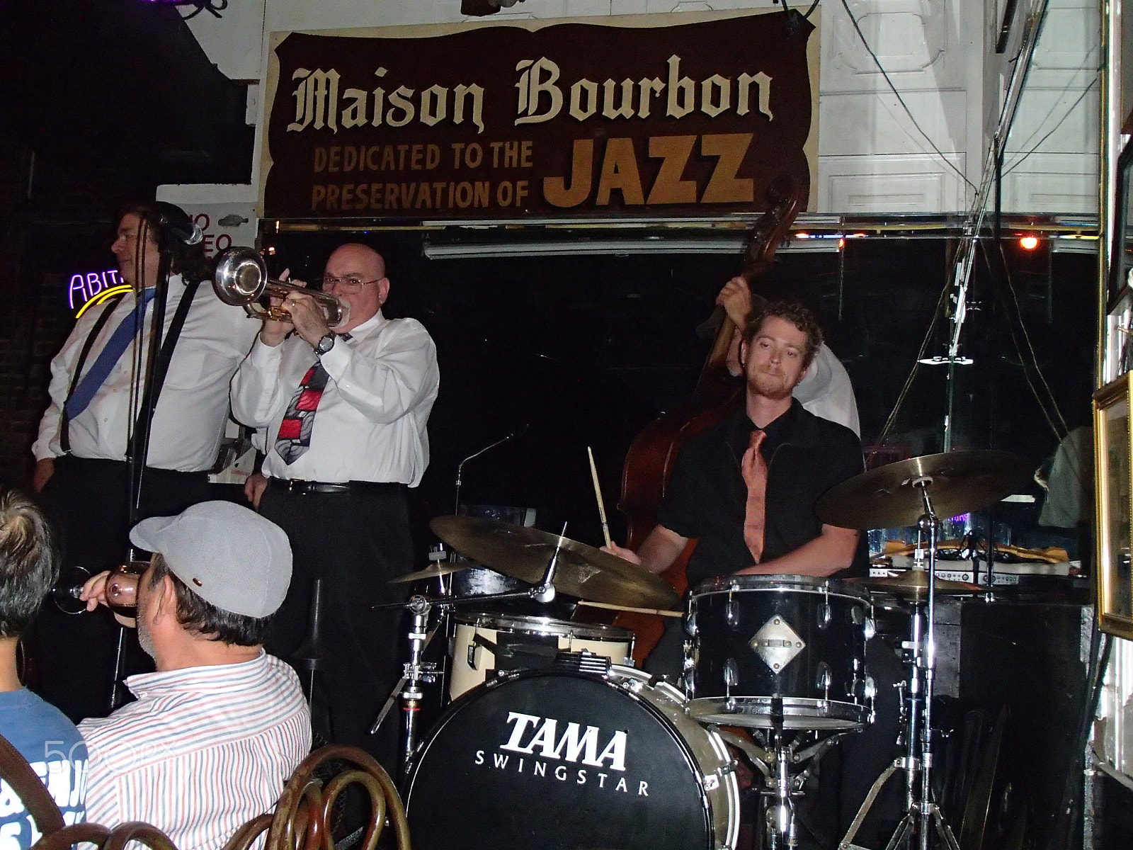 Olympus TG-820 sample photo. Jazzmen from bourbon street-new orleans photography