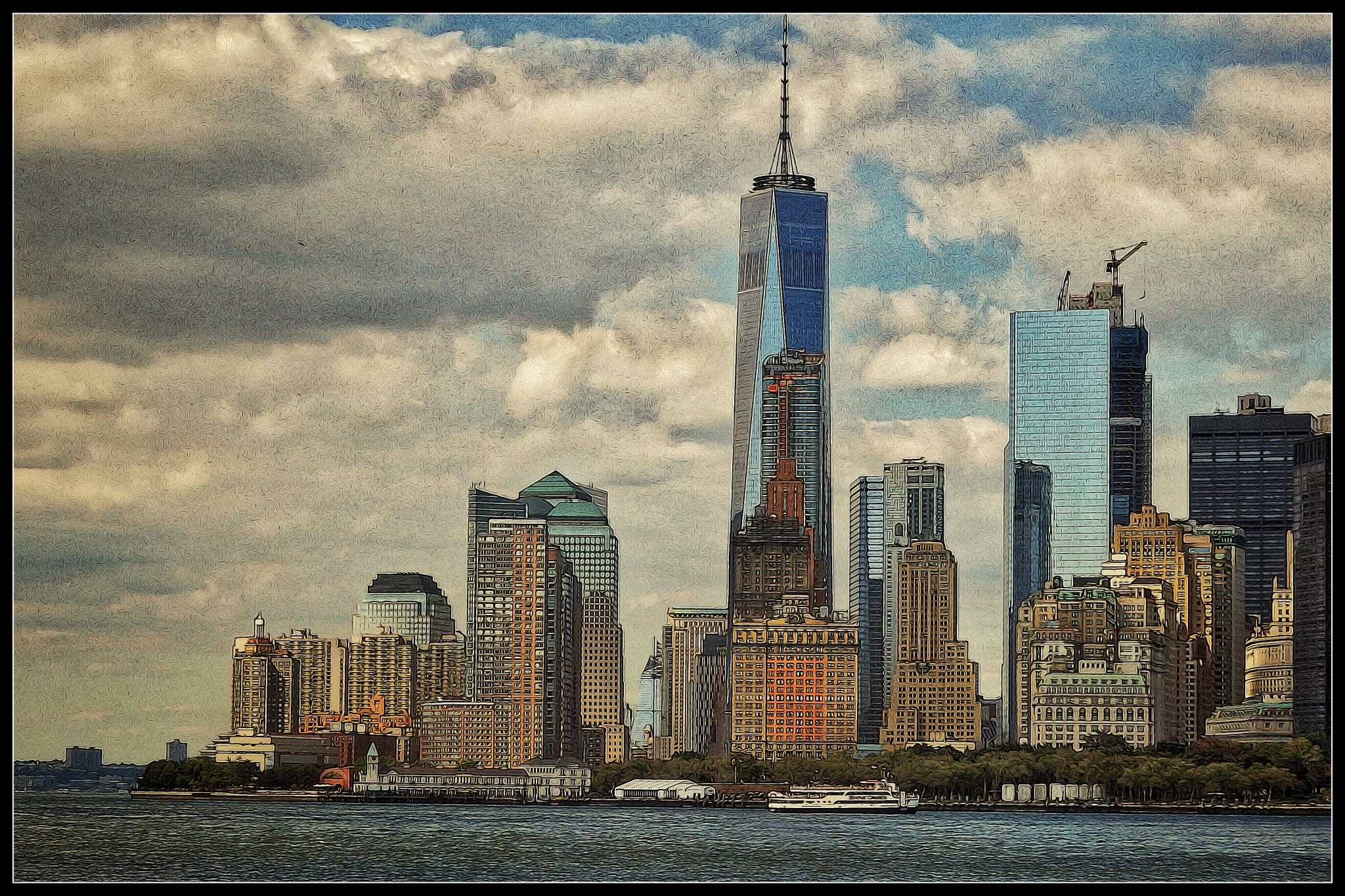 Olympus SH-1 sample photo. Freedom tower at ground zero, nyc, manhattan. photography